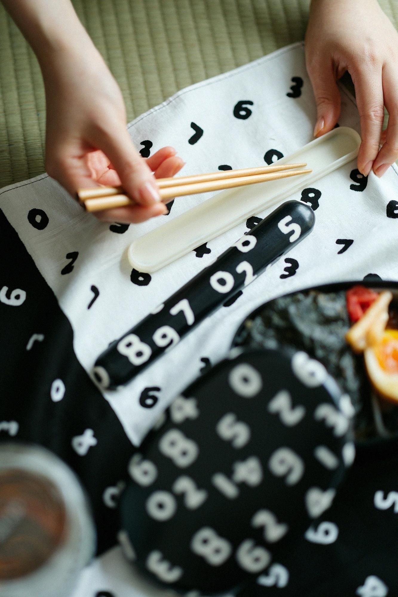 SOU・SOU×POKETLE布面筷子盒/ SO-SU-U十數 昆 上下