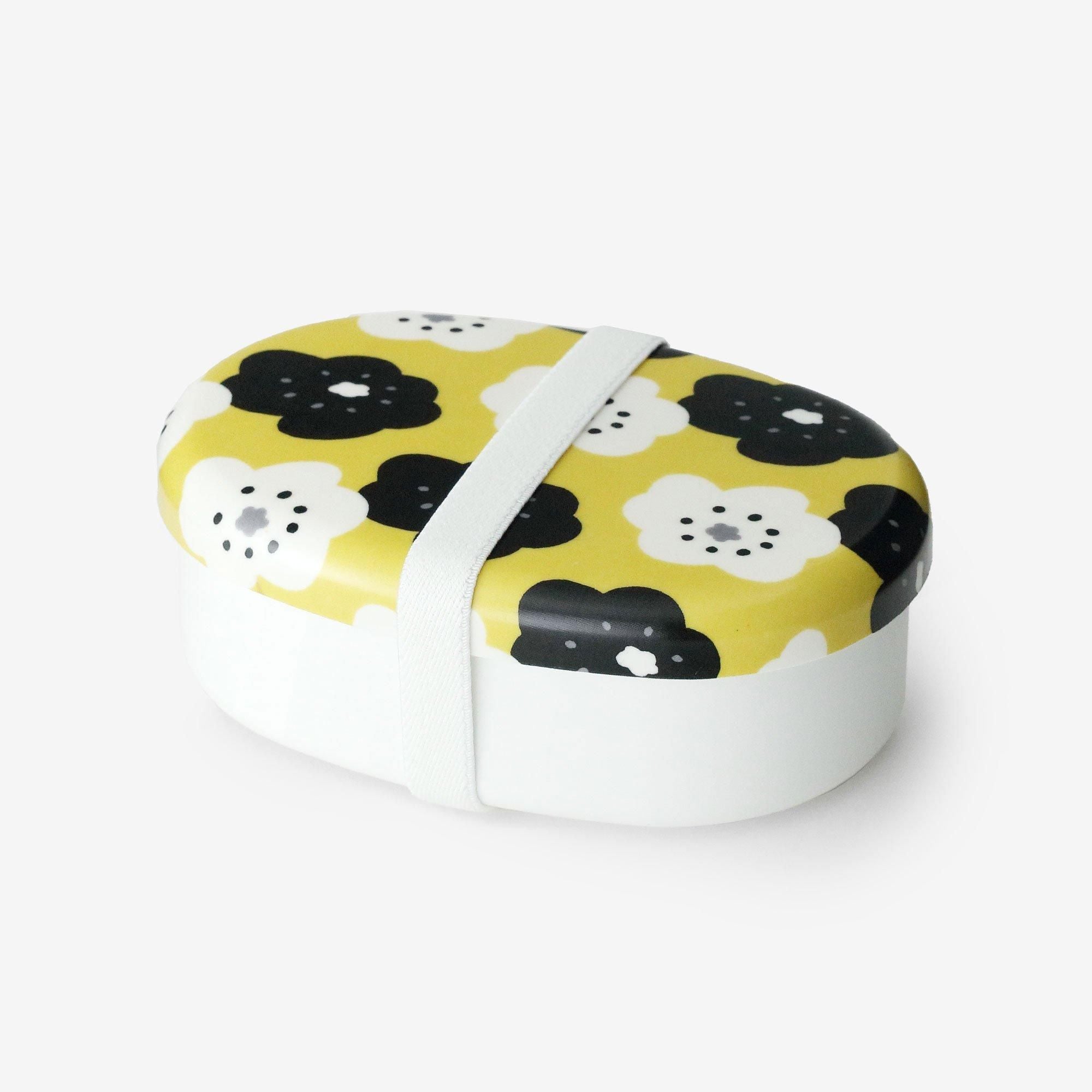 SOU・SOU×POKETLE Fabric Pasted Bento Lunch Box Oval / Smile