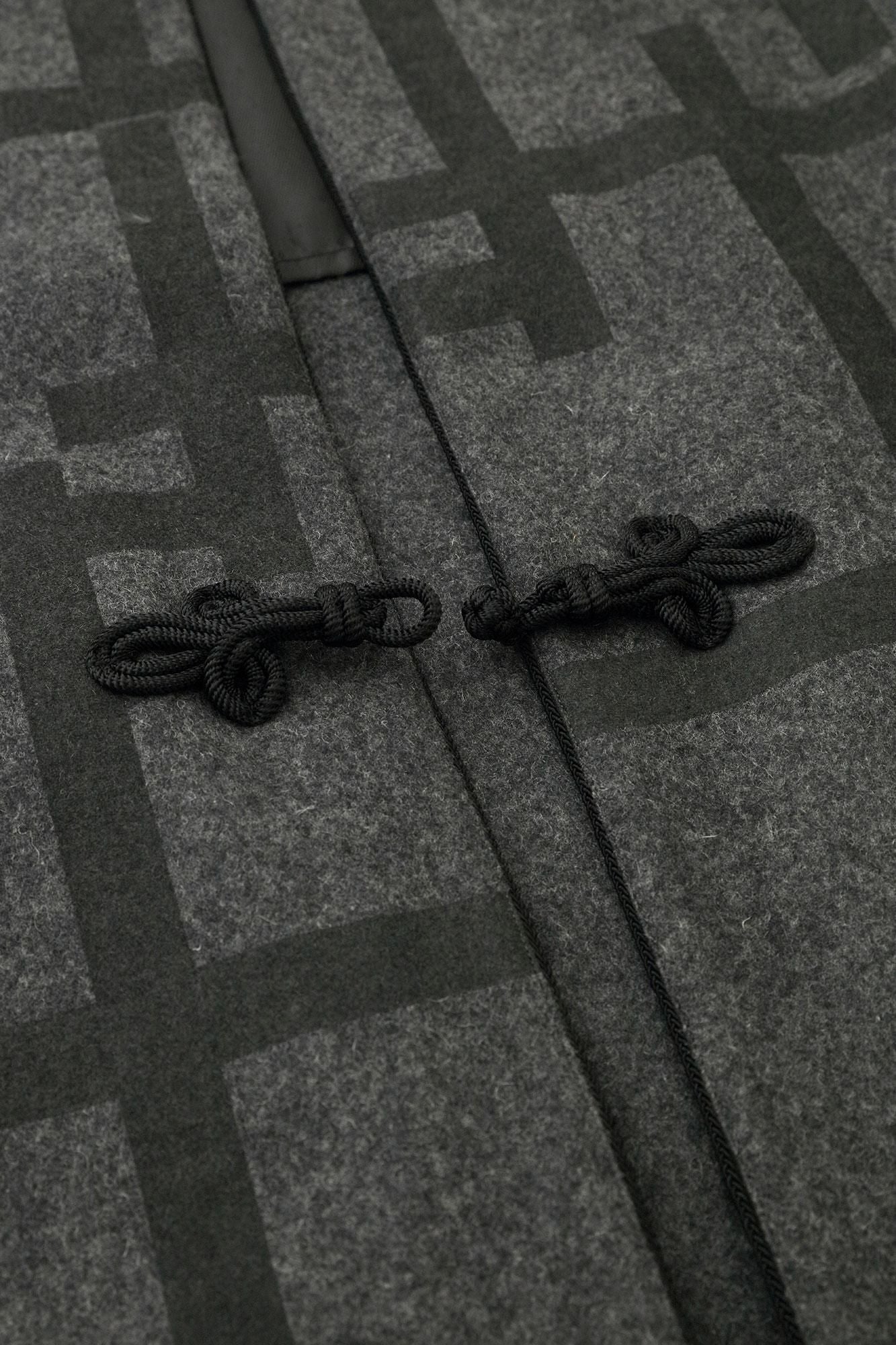 羊毛麦尔登金宝里/桑黑灰