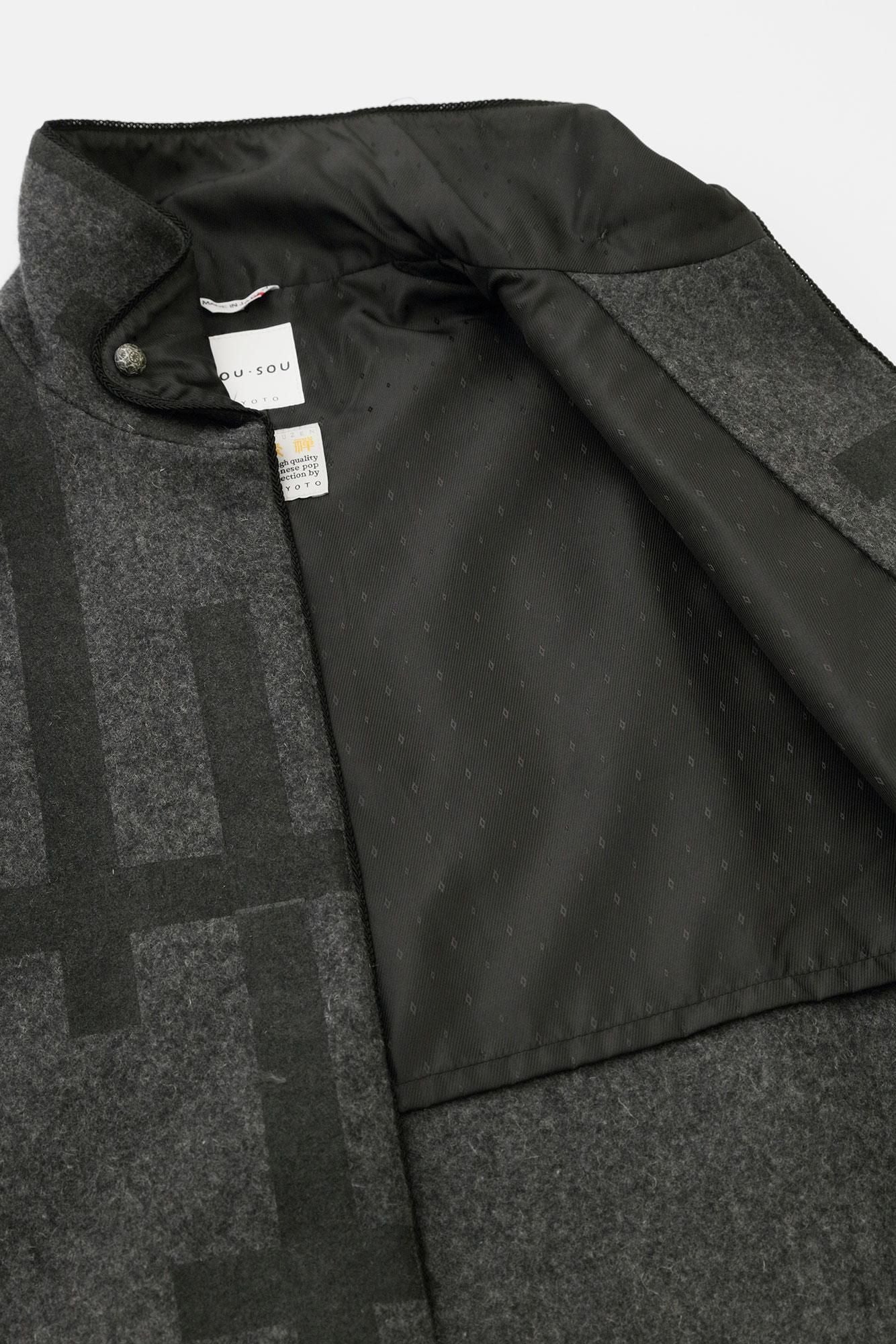 羊毛麦尔登金宝里/桑黑灰