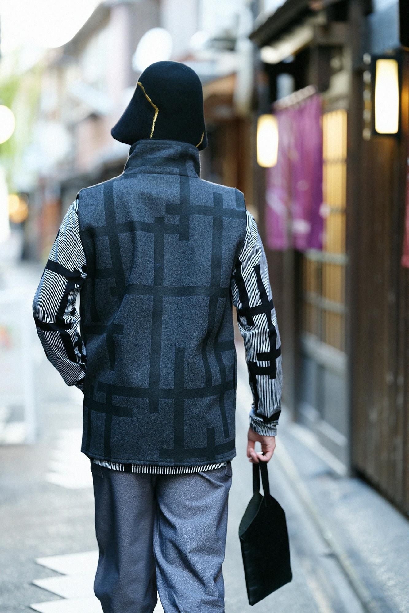 羊毛麦尔登金宝里/桑黑灰