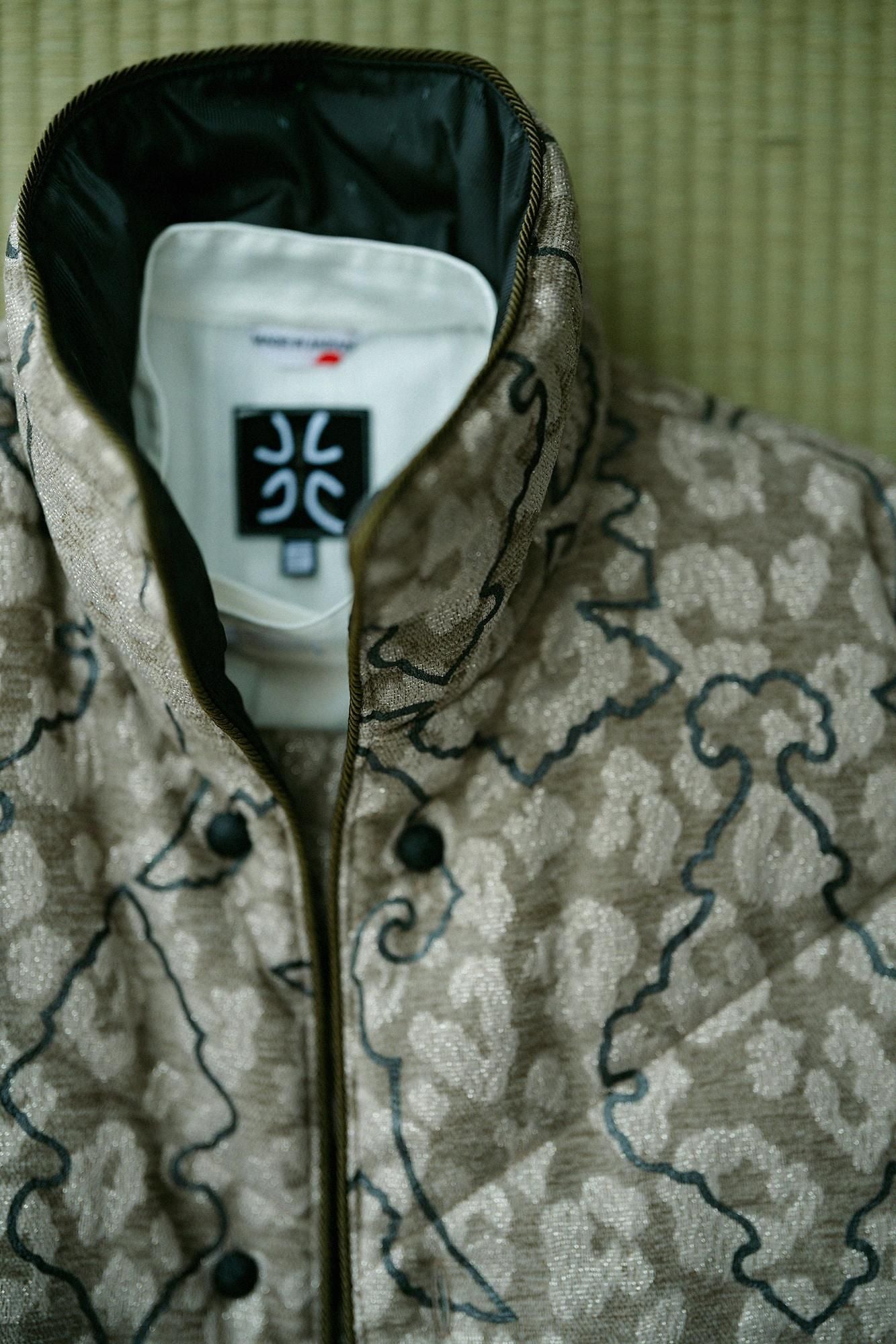 Tweed Jinbaori Padded / Decorative Metal Fittings