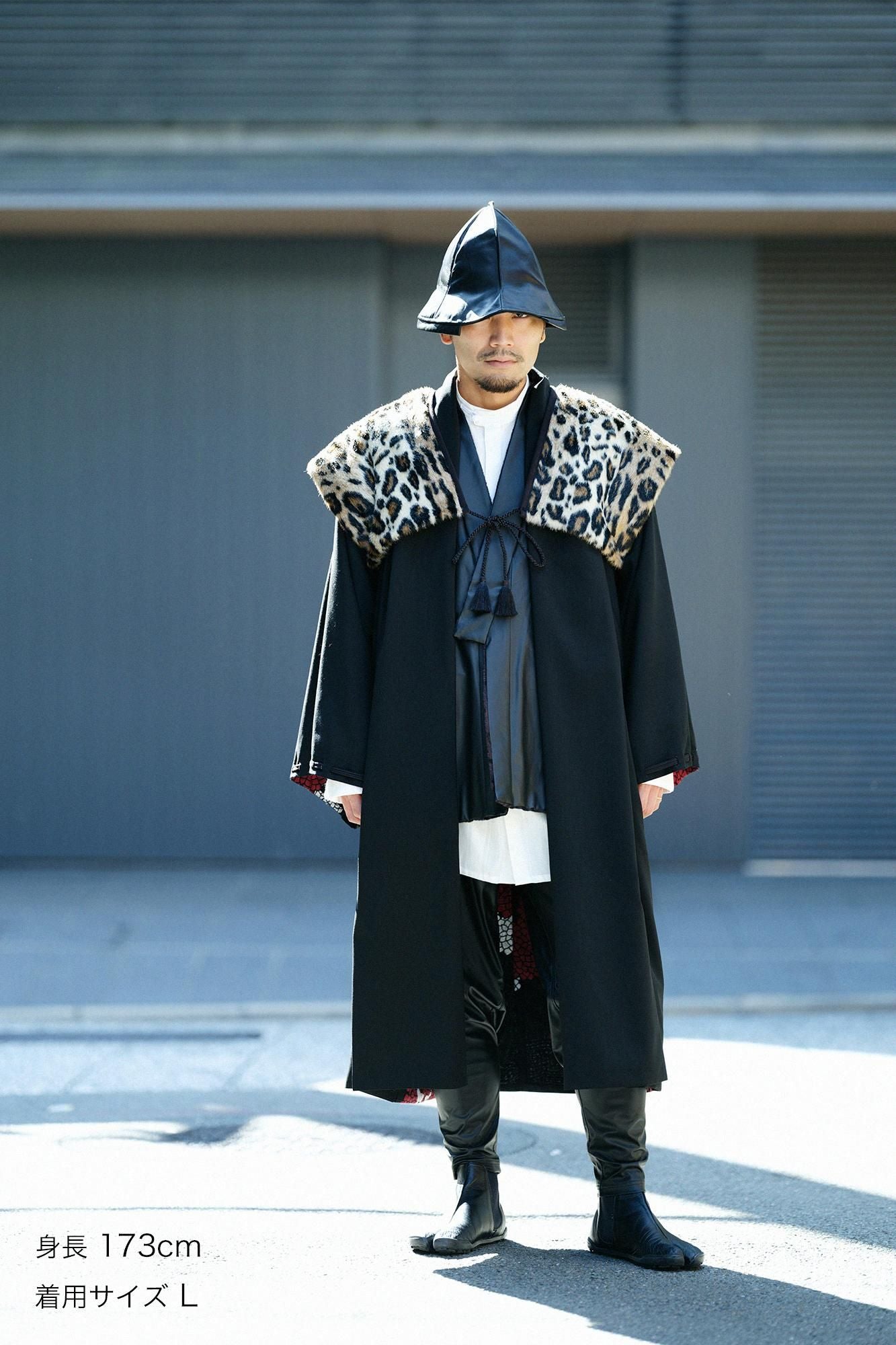 フェイクレザー 裁付(たっつけ)えんゆう穿き2.0/濡羽色(ぬればいろ)