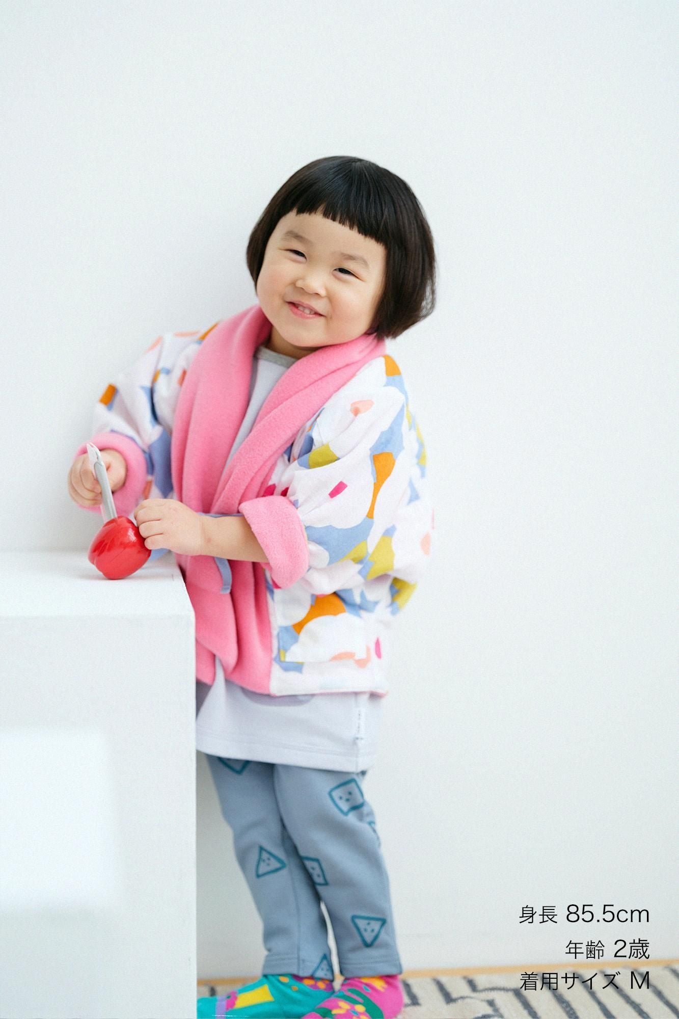 ● Shirisode pour enfants en polaire / momoiro x tsubakimon Il n'y a pas de minceur