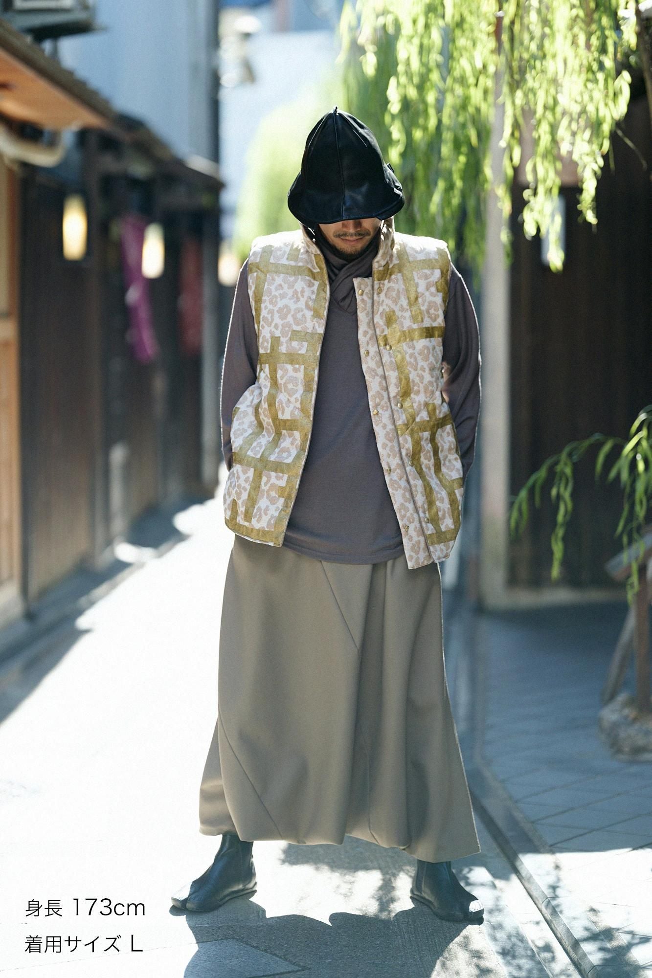 富士(飛鼠褲)梳毛/灰汁色