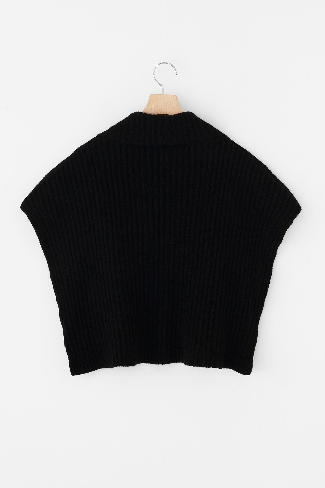 SOU・SOU×ALPHA羊絨混紡 畝/黑色