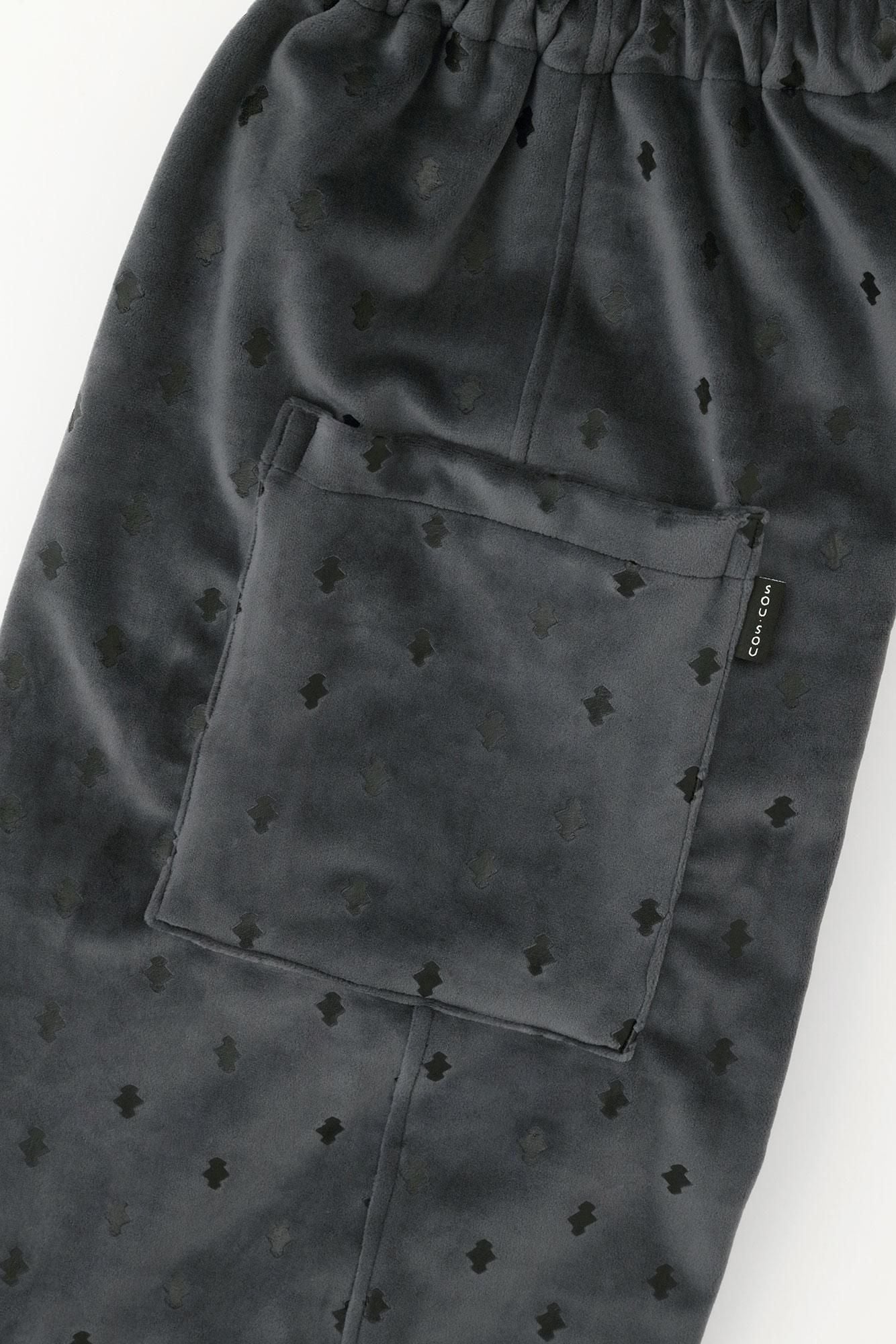 両面起毛 阿弥(あみ) 裁付(たっつけ)えんゆう穿き/重ね菱(かさねびし) 鋼色(はがねいろ)