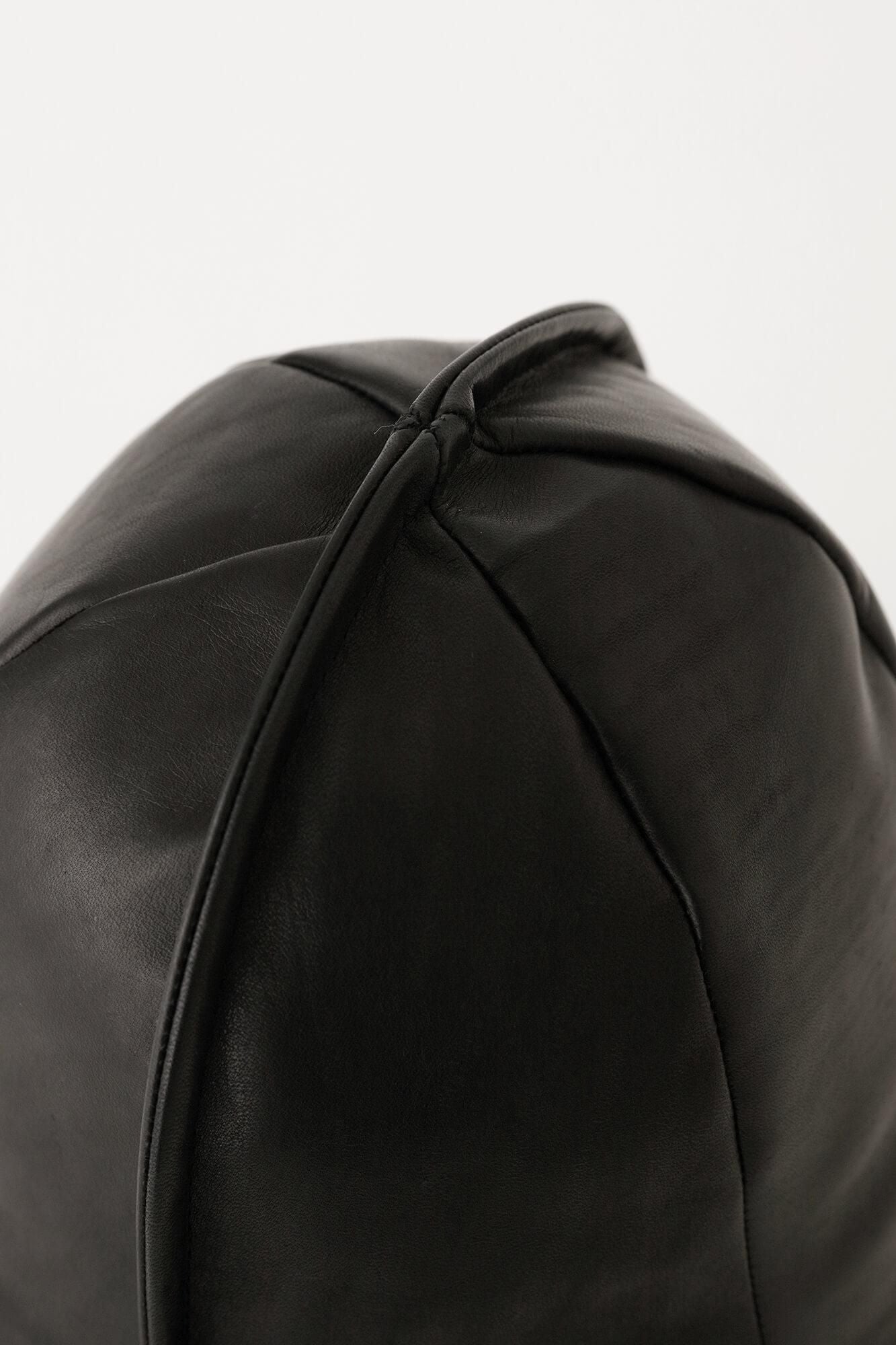 革 一条笠(いちじょうがさ) 錣(しころ)/濡羽色(ぬればいろ)