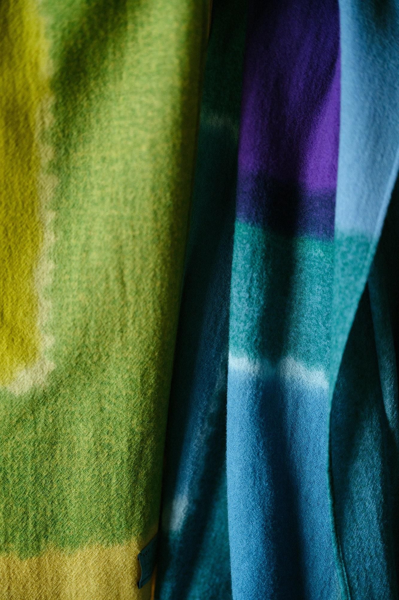 SOU・SOU×Hinata Hatae Scarf / Dark Grey×Stone Grey