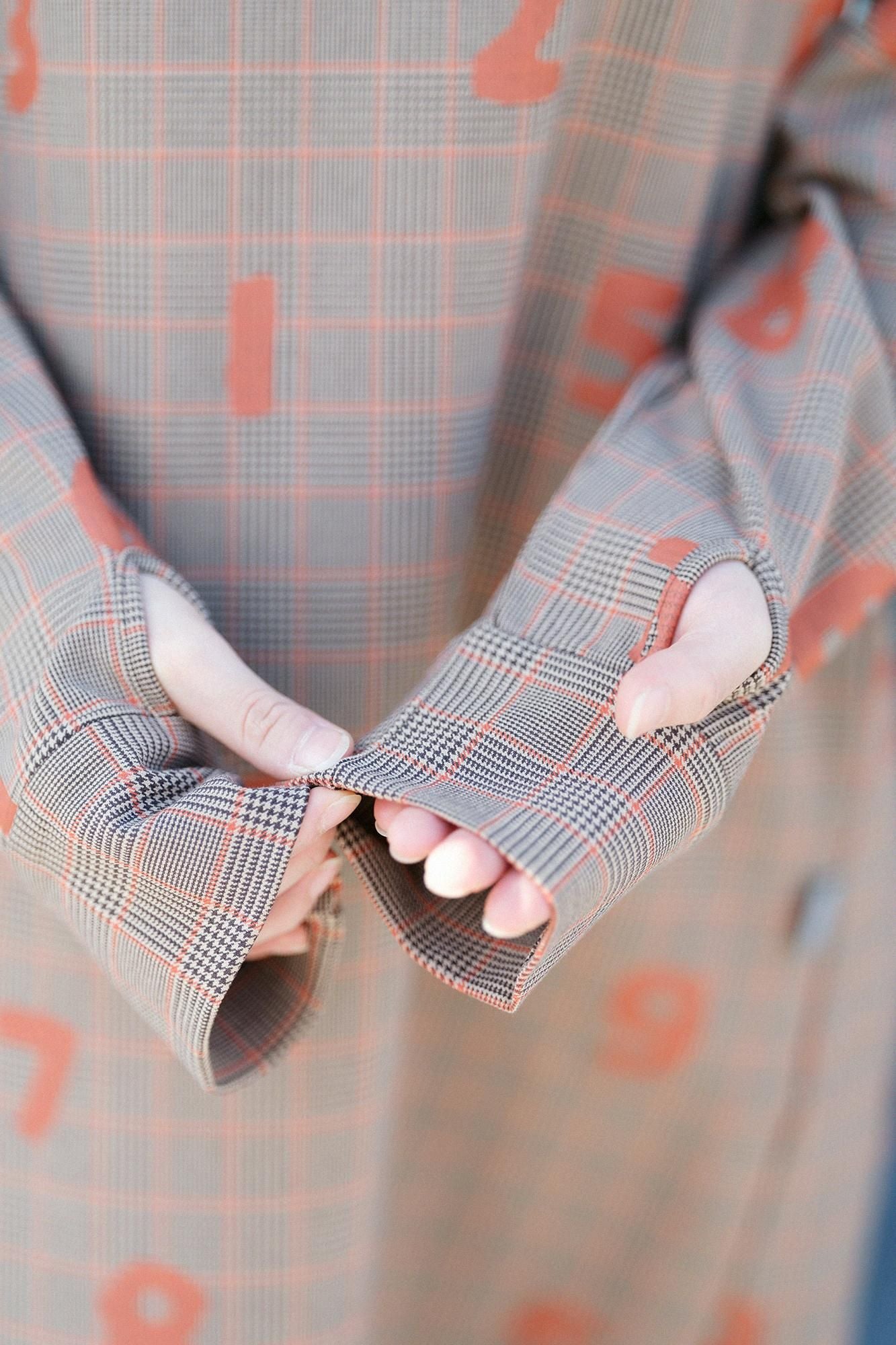 ソフトサーモ(R) 裏起毛チェック BIKEワンピース/SO-SU-U