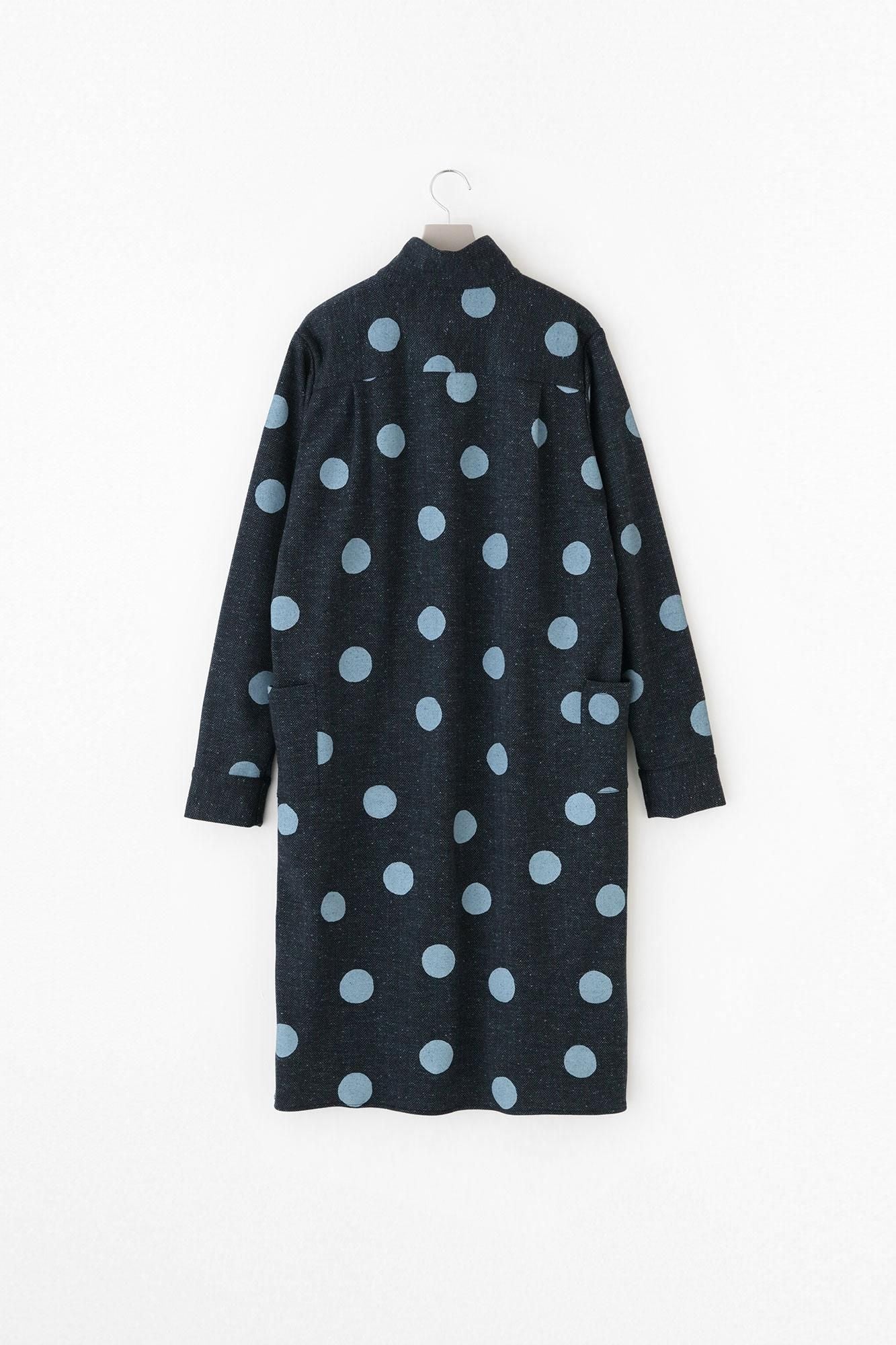 Fischgräten-Jersey SANPO One Piece/Suigyoku Mara Blue Brown