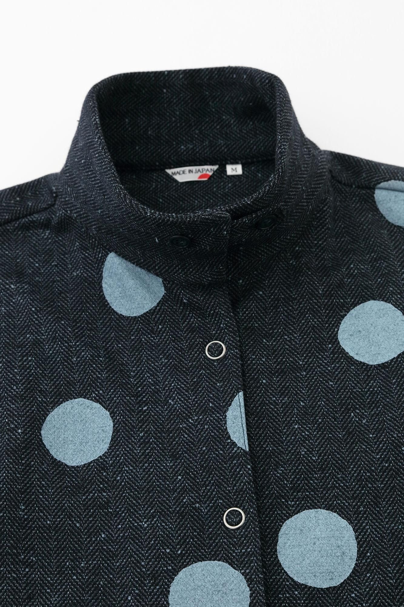 Fischgräten-Jersey SANPO One Piece/Suigyoku Mara Blue Brown