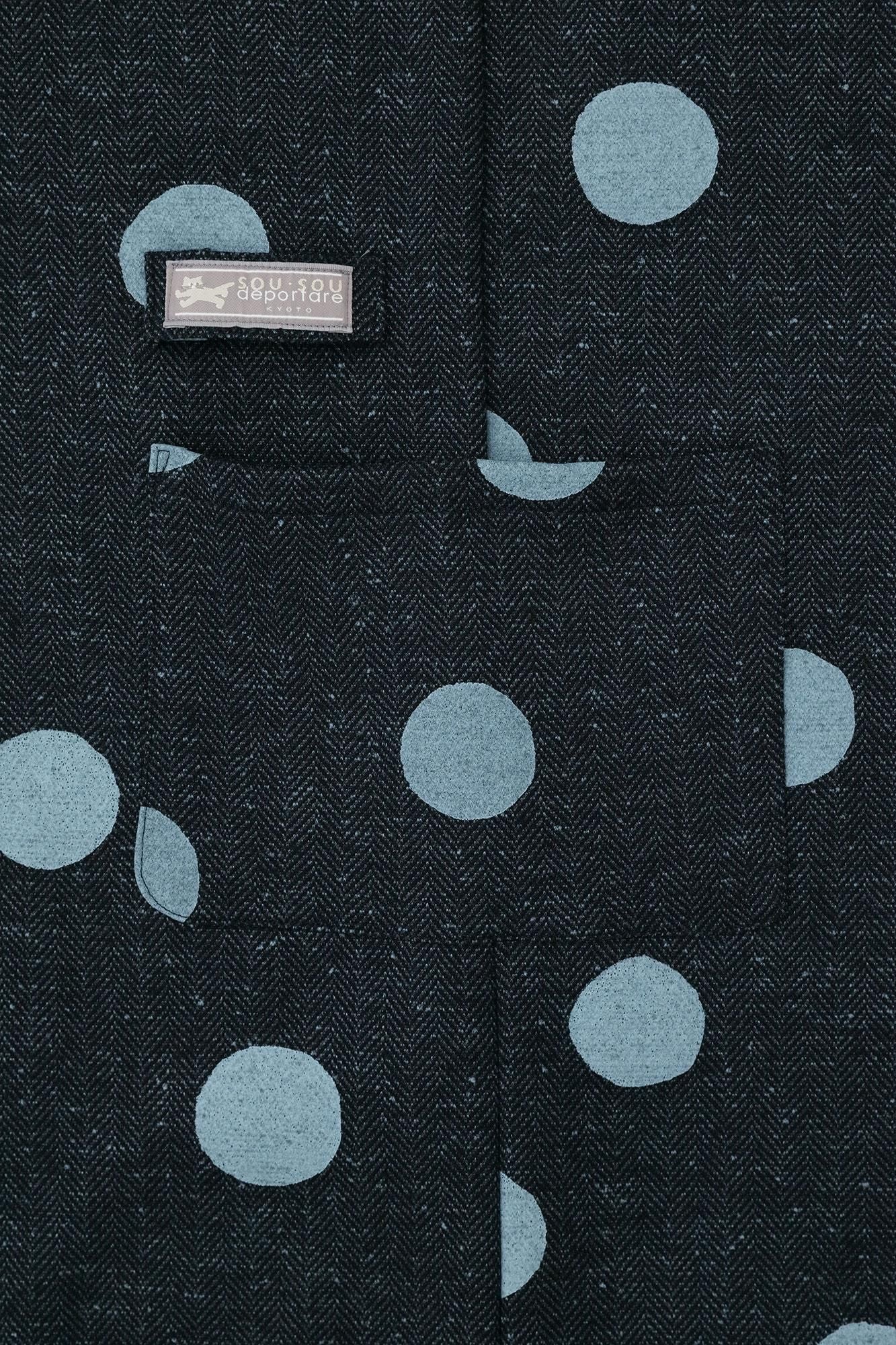 Fischgräten-Jersey SANPO One Piece/Suigyoku Mara Blue Brown