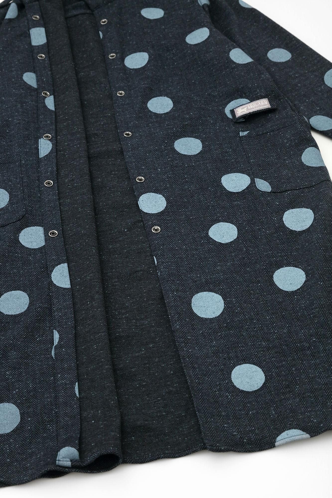 Fischgräten-Jersey SANPO One Piece/Suigyoku Mara Blue Brown