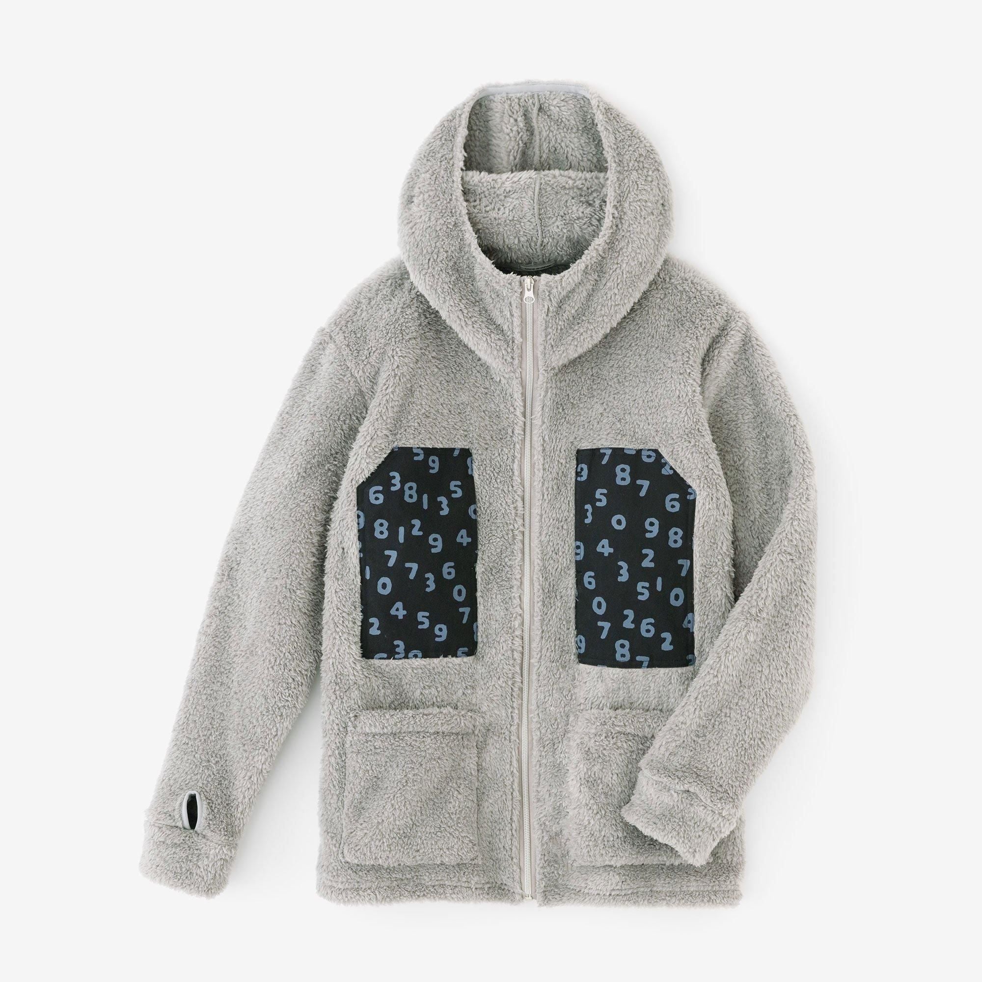 ボア DEPOフーディー/グレー