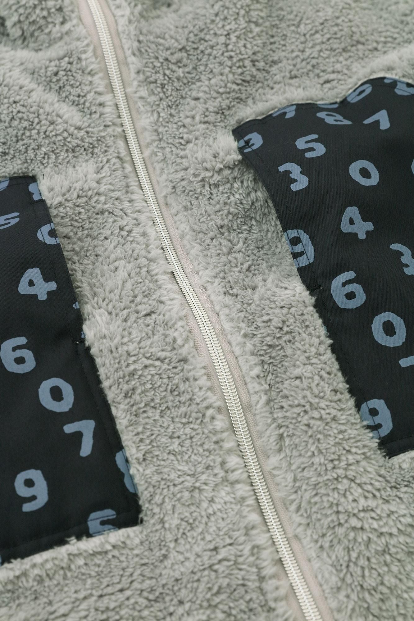 ボア DEPOフーディー/グレー