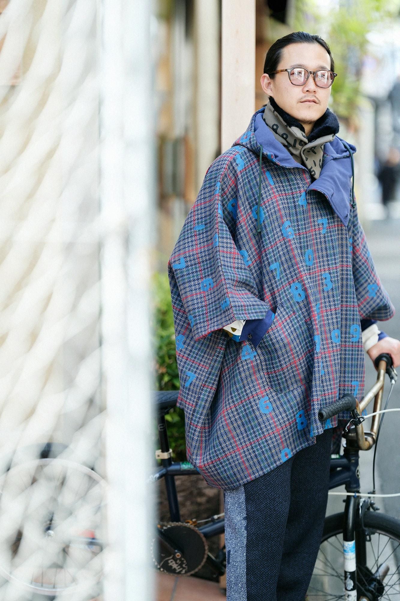 雙面用 BIKE短圍巾/SO-SU-U十數 昆 上下 橄欖綠