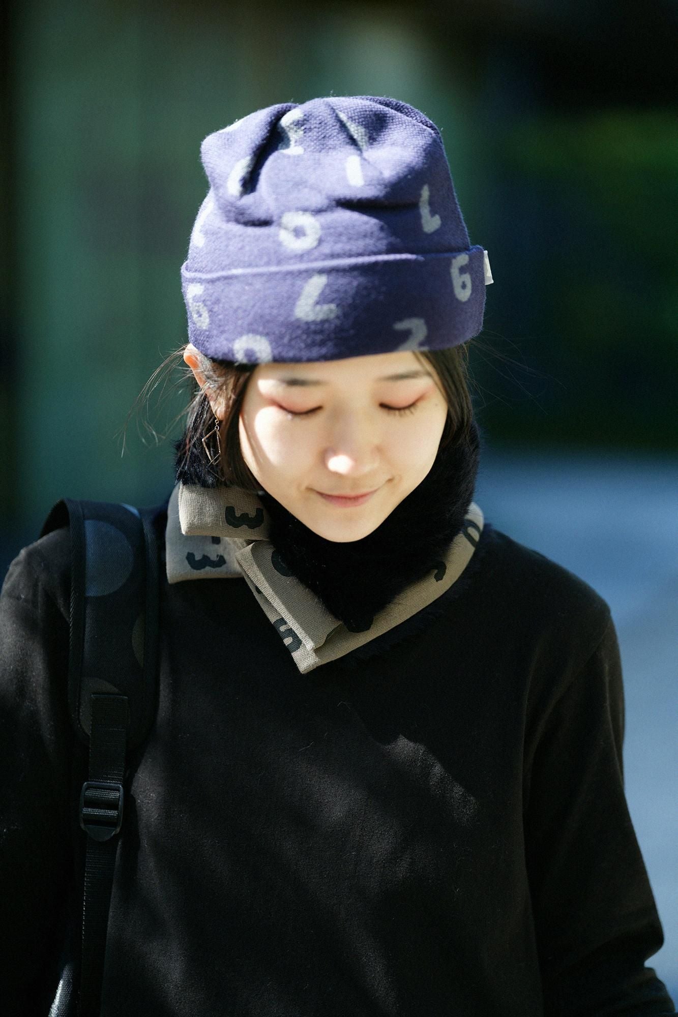 雙面用 BIKE短圍巾/SO-SU-U十數 昆 上下 橄欖綠