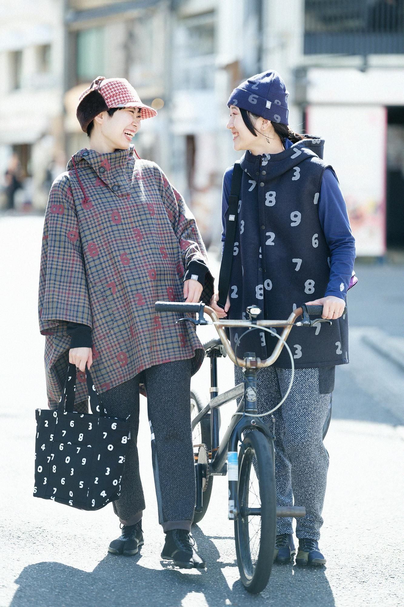 NEP Tweed Boa BIKE CAP/Rot kariert ×SO-SU-U