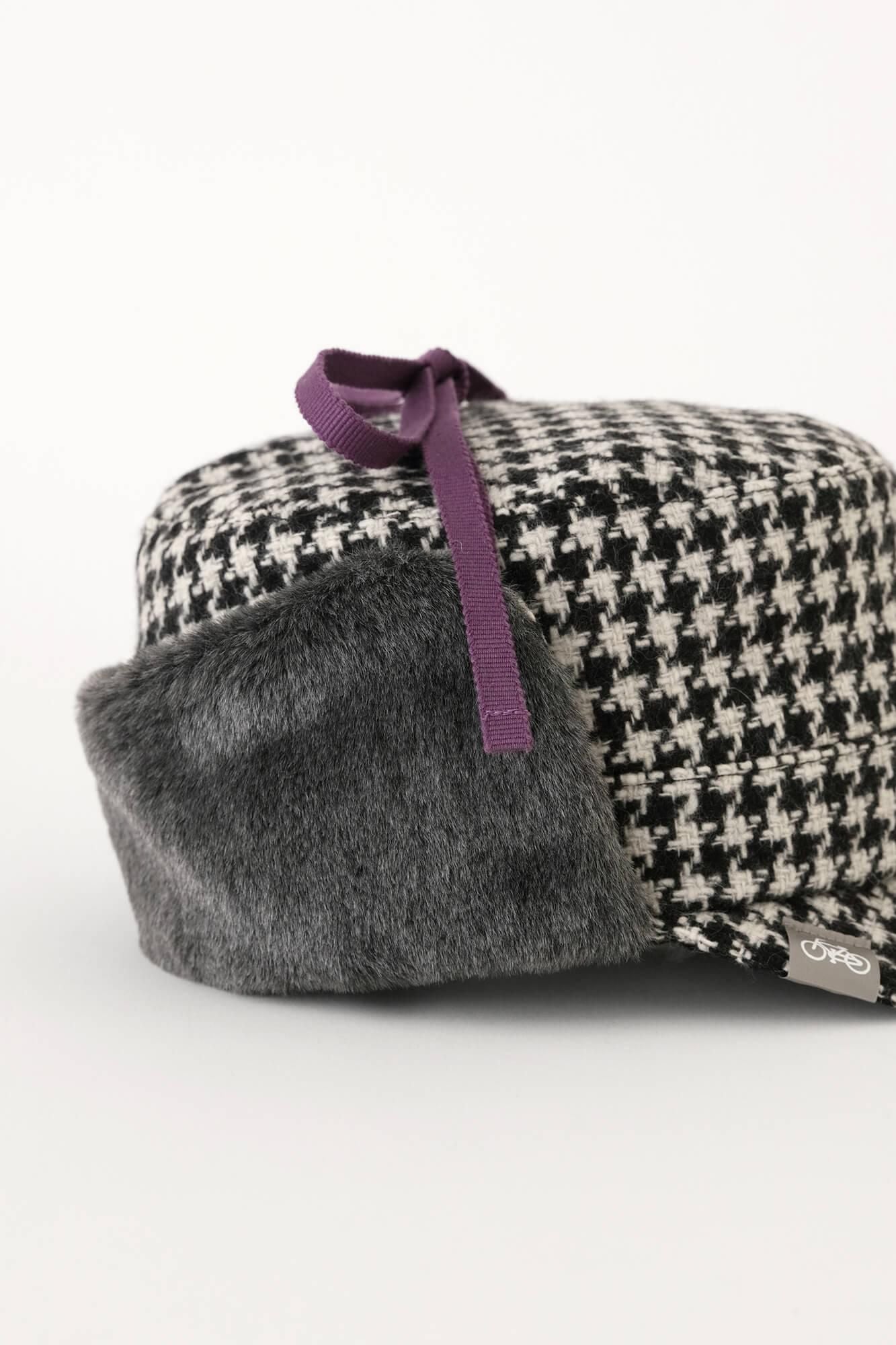 Nep Twill Boa BIKE CAP/Black Check×SO-SU-U