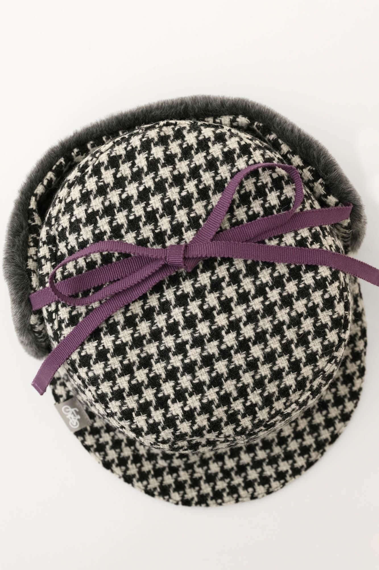 Nep Twill Boa BIKE CAP/Black Check×SO-SU-U