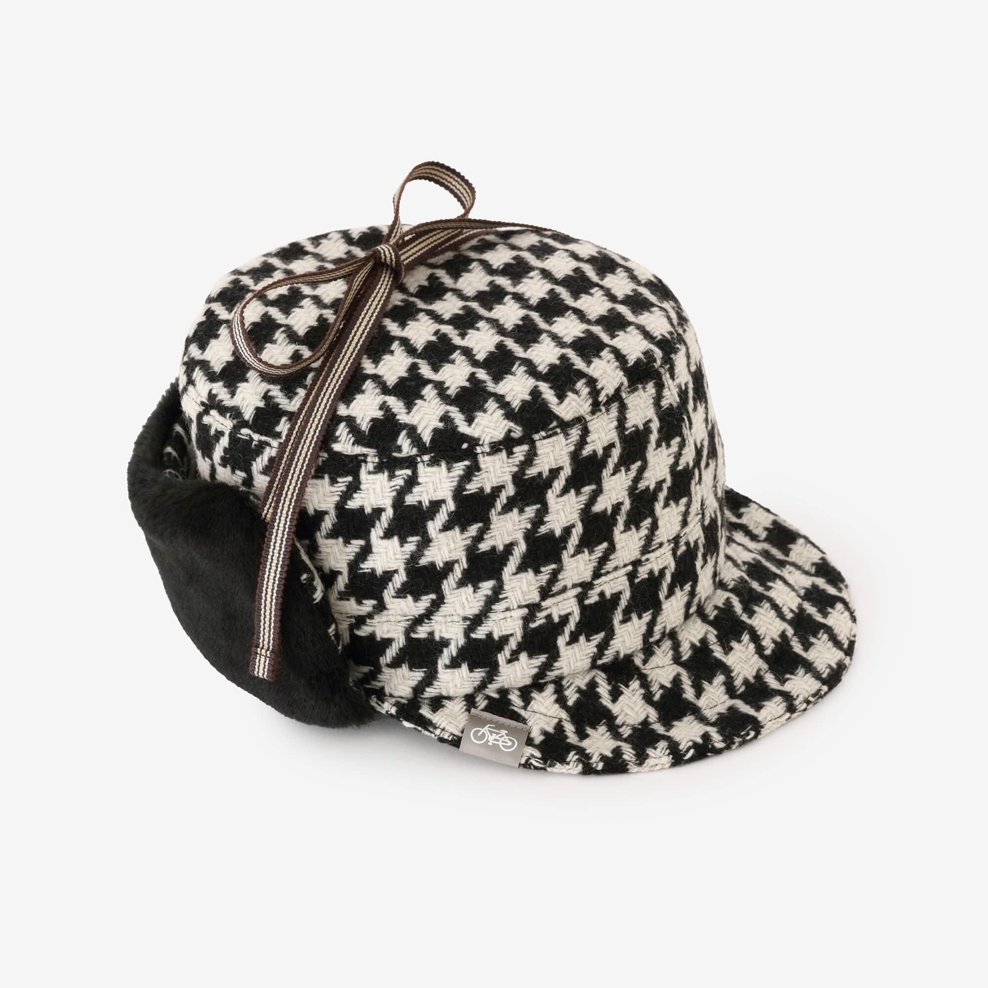 NEP Tweed Boa BIKE CAP/Schwarz kariert großSO-SU-U