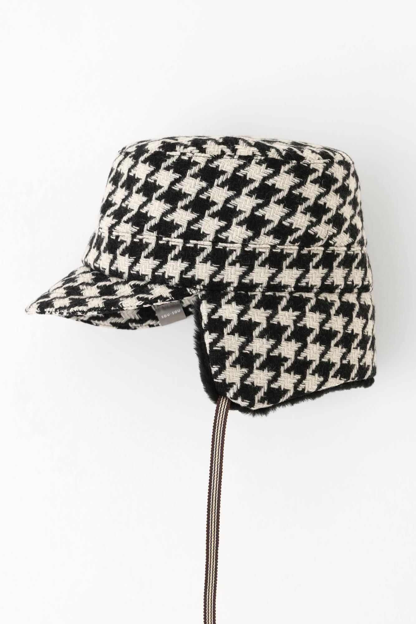NEP Tweed Boa BIKE CAP/Schwarz kariert großSO-SU-U