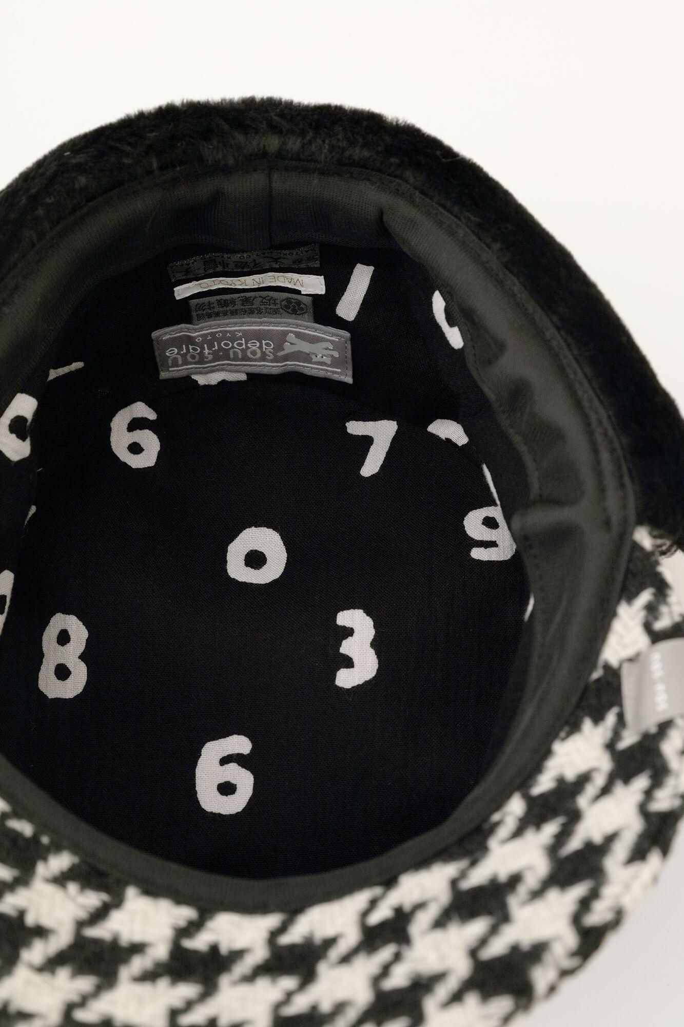 NEP Tweed Boa BIKE CAP/Schwarz kariert großSO-SU-U