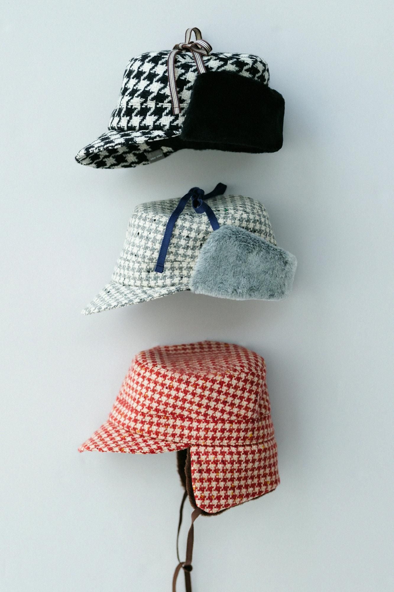 NEP Tweed Boa BIKE CAP/Schwarz kariert großSO-SU-U