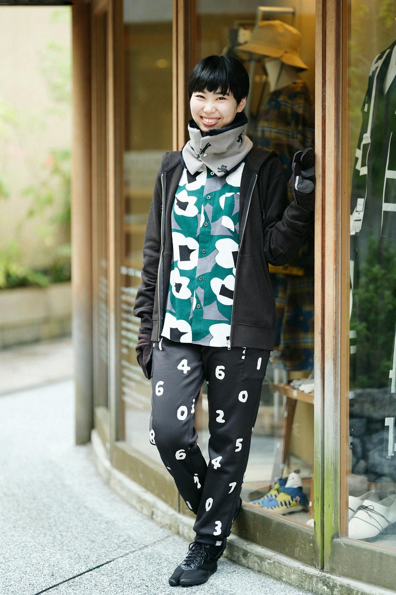 Chizimi Cotton 20/20 Stand Collar Long-sleeved Shirt/Dream