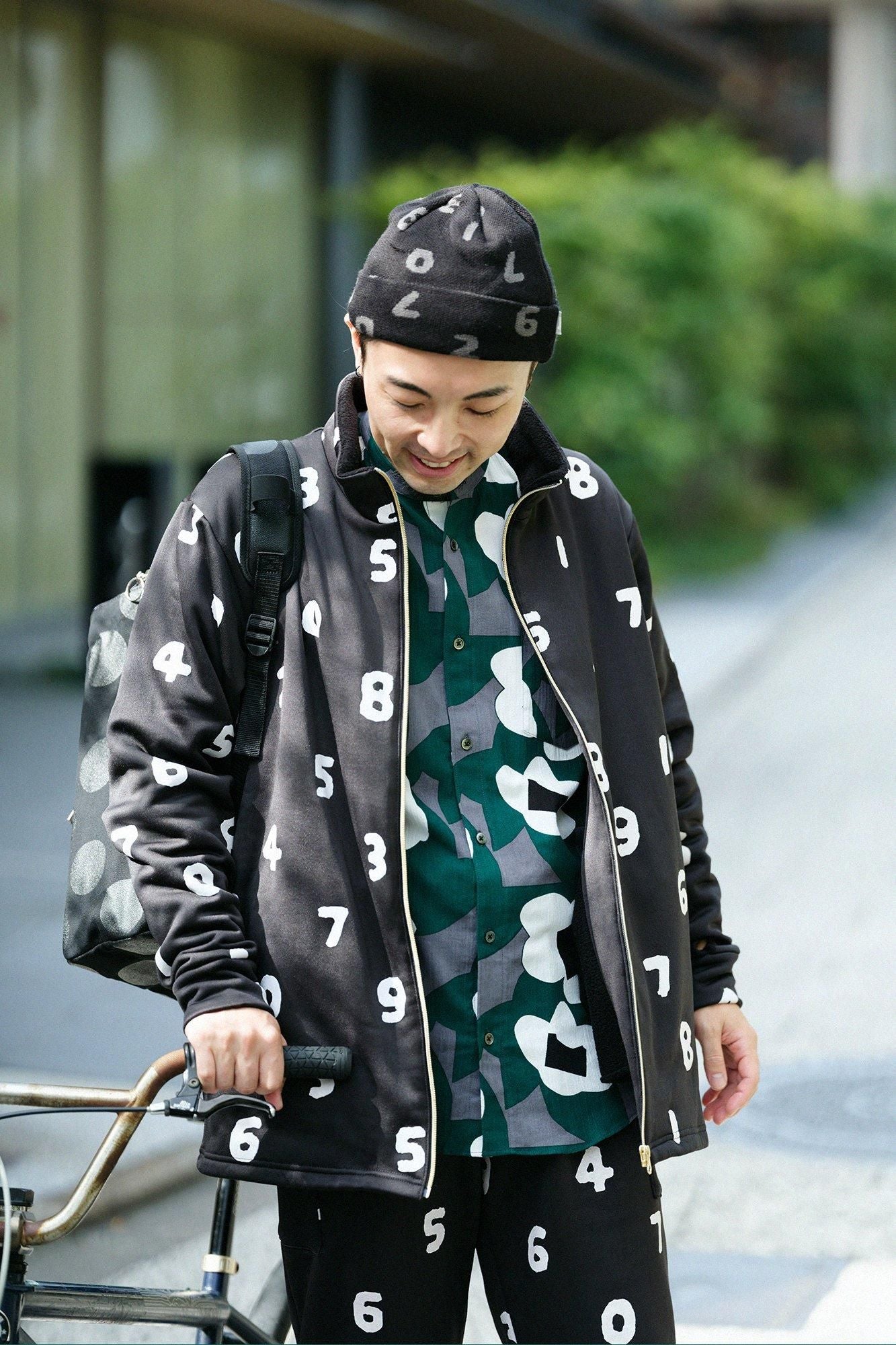 Chizimi Cotton 20/20 Stand Collar Long-sleeved Shirt/Dream