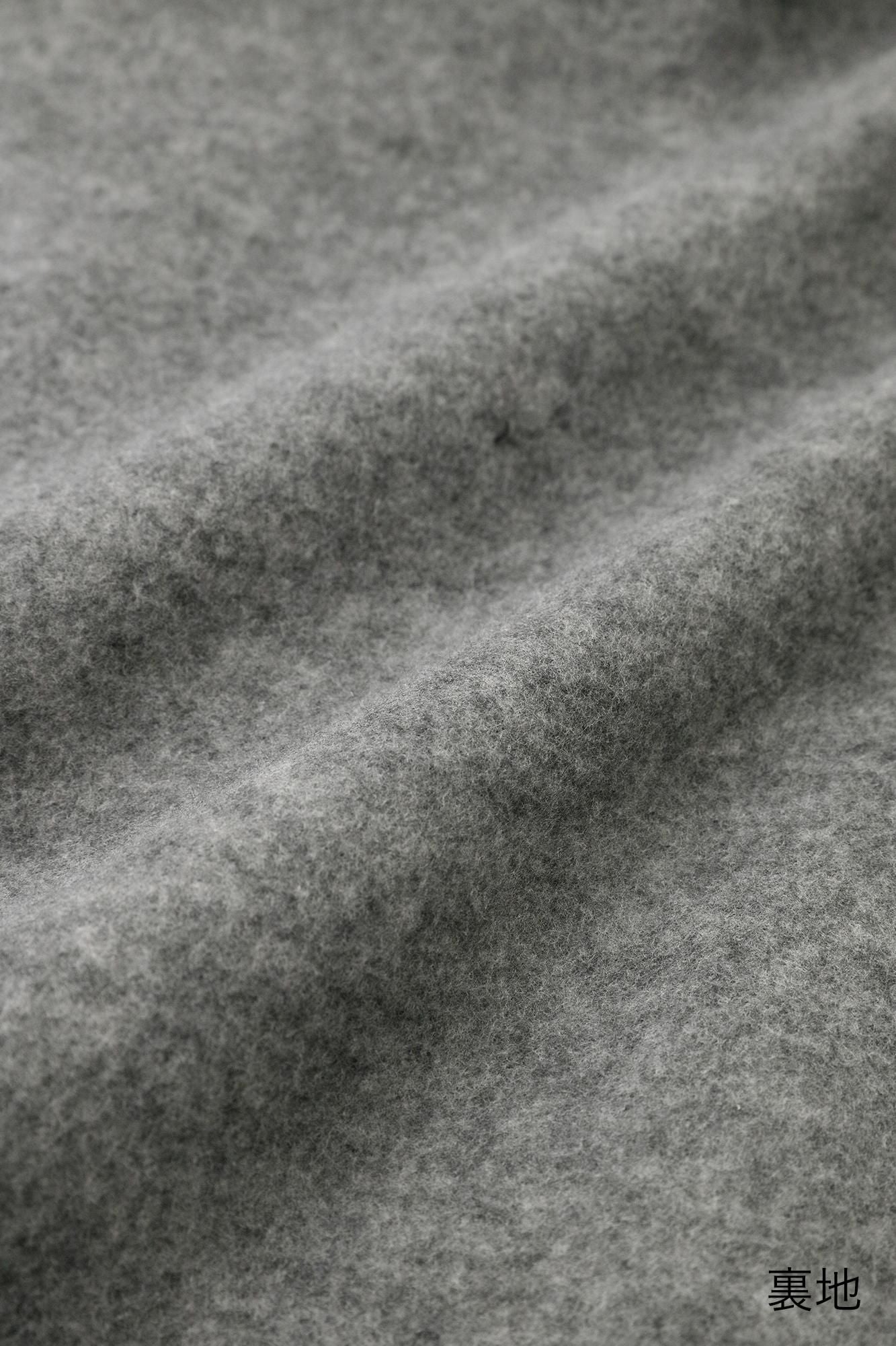 【net Limited】Fleece Brushed Lining Twill Knit H.W.S Sweater/SO-SU-U Dark Grey