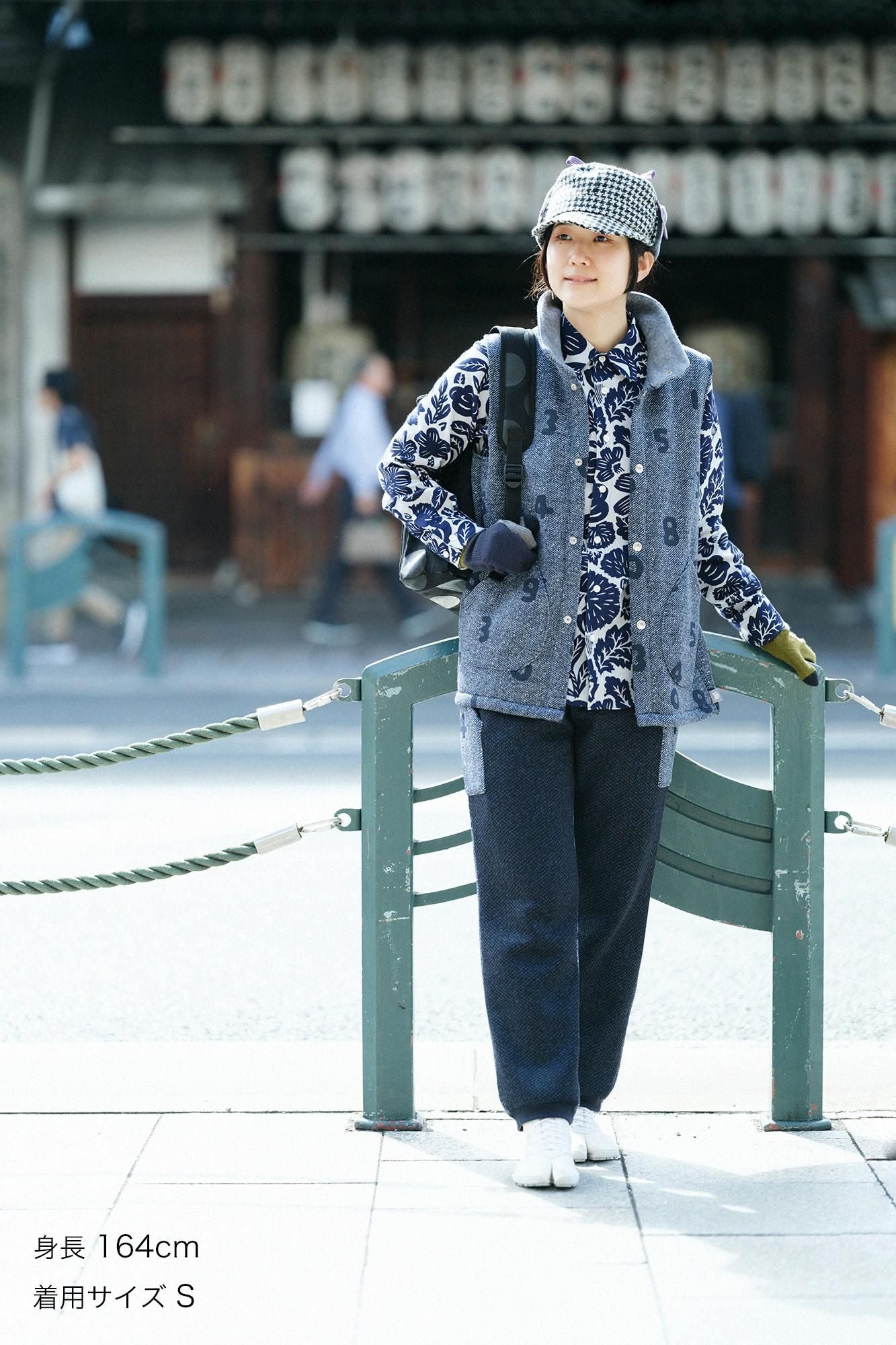 【官網限定】內起絨斜紋針織背心/SO-SU-U十數 寶藍色