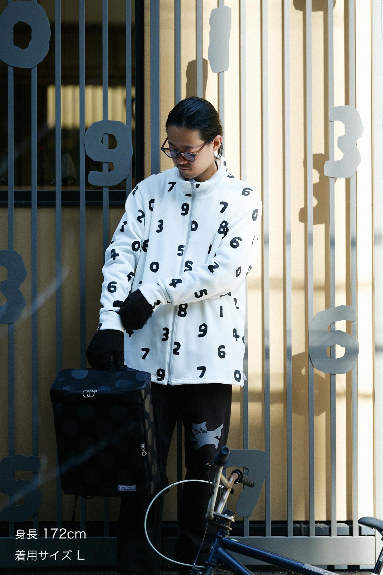 Fleece Brushed Lining H.W.S ZIP UP Blouson/SO-SU-U White