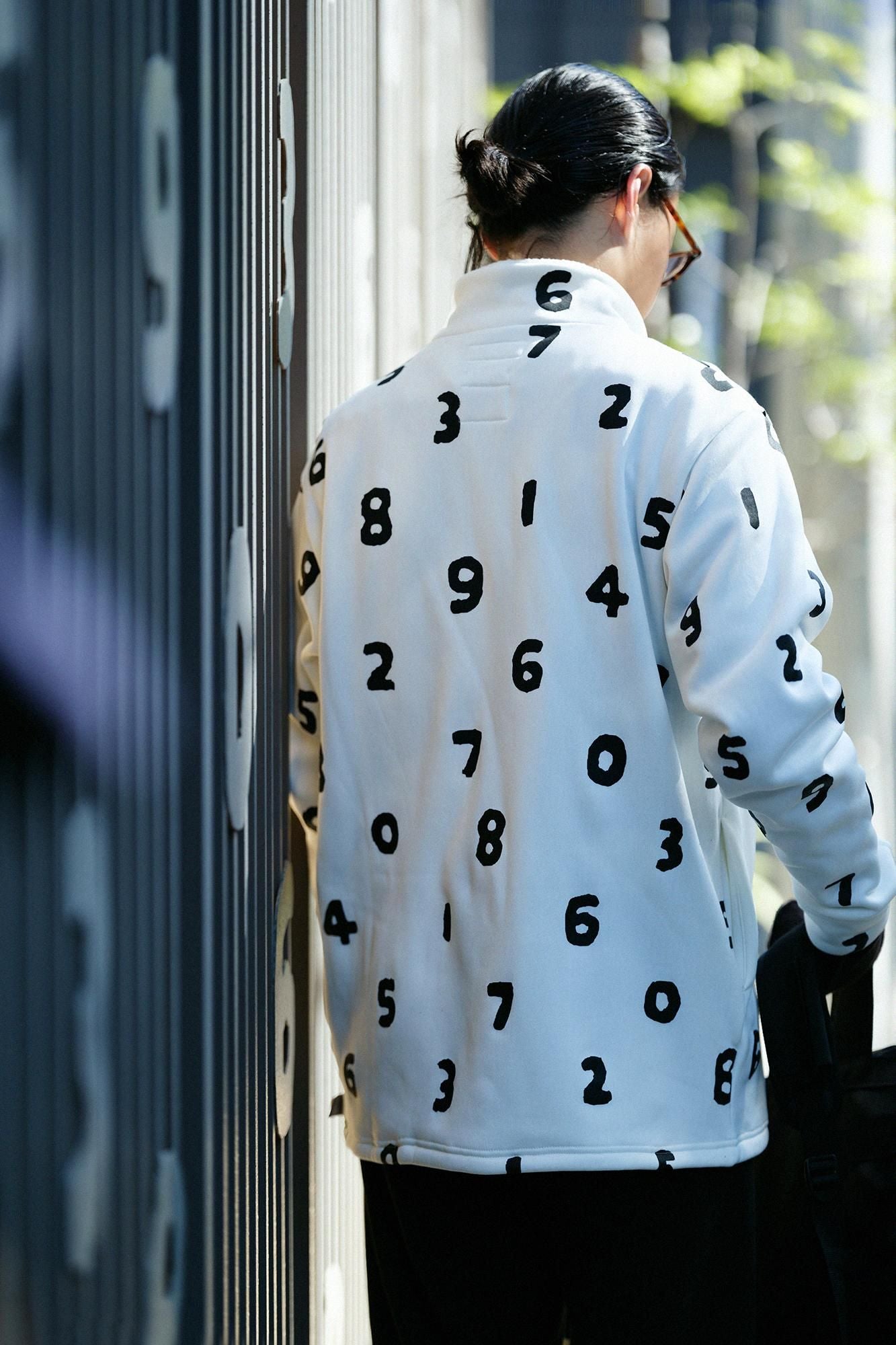 Fleece Brushed Lining H.W.S ZIP UP Blouson/SO-SU-U White