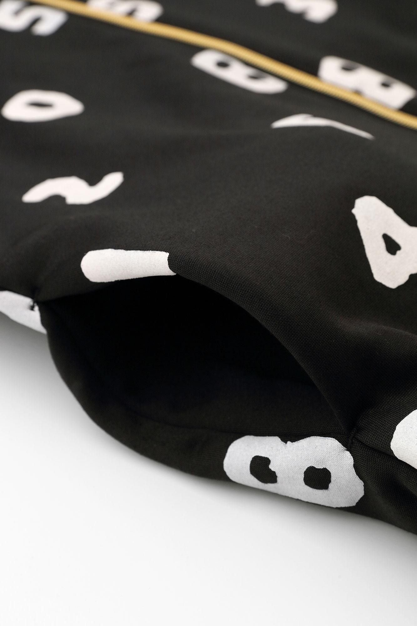 Fleece Brushed Lining H.W.S ZIP UP Blouson/SO-SU-U Black