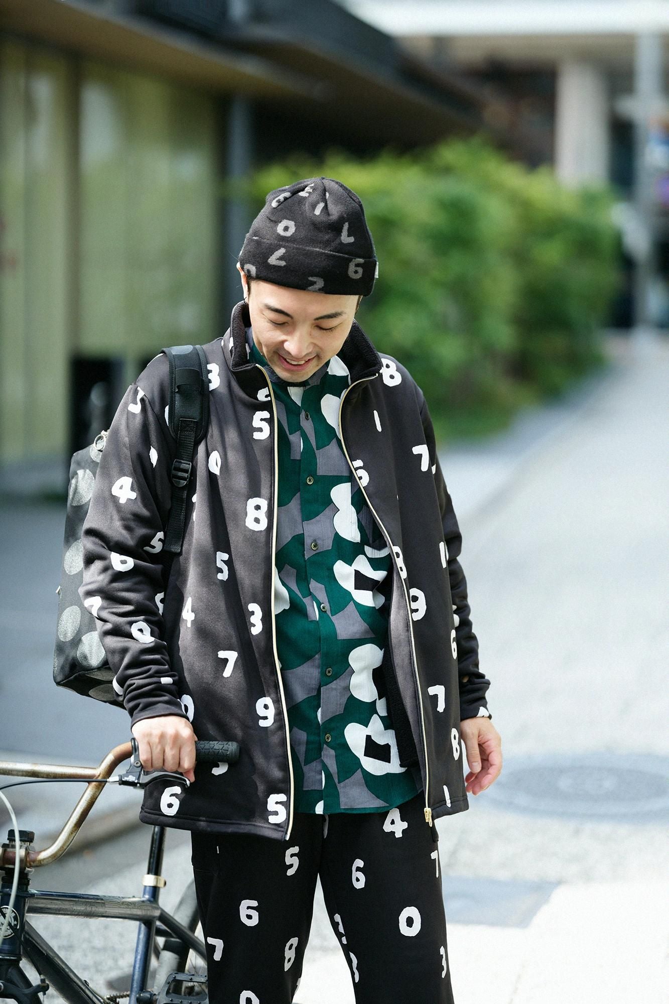 Fleece Brushed Lining H.W.S ZIP UP Blouson/SO-SU-U Black