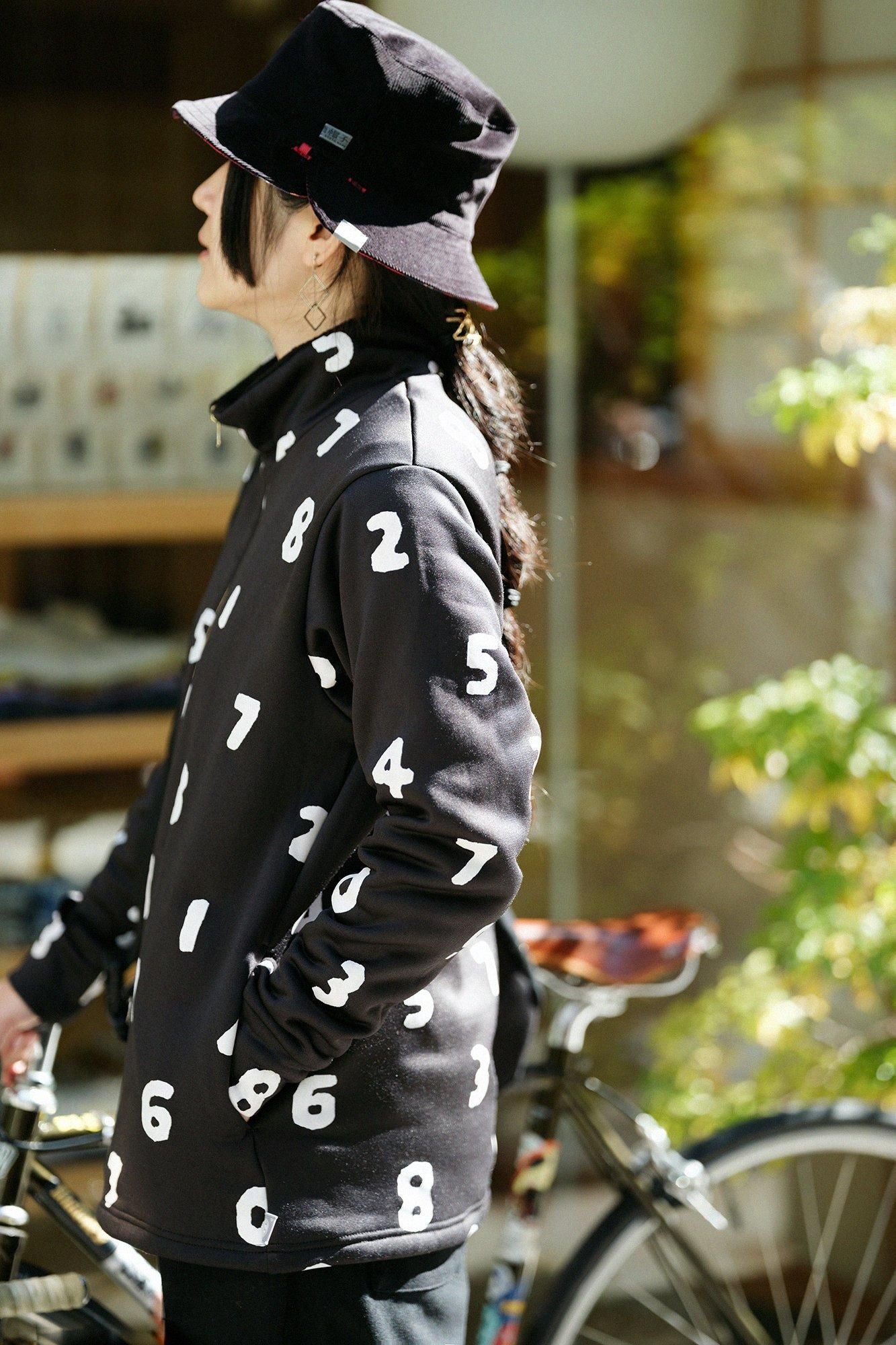 Fleece Brushed Lining H.W.S ZIP UP Blouson/SO-SU-U Black