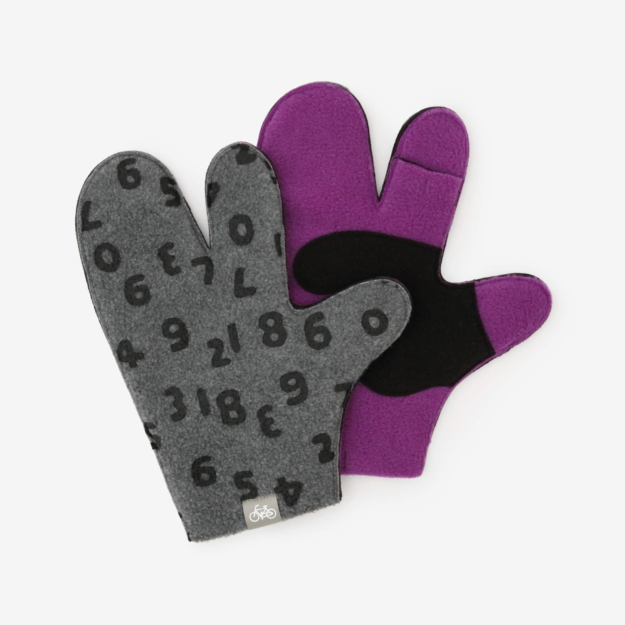 三指手套 touch/SO-SU-U十數 昆 上下 灰色