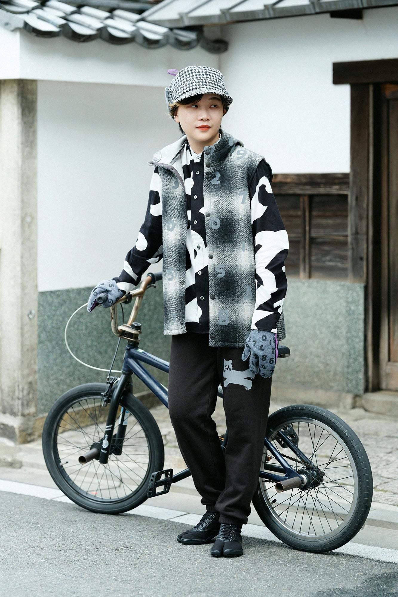 三指手套 touch/SO-SU-U十數 昆 上下 灰色