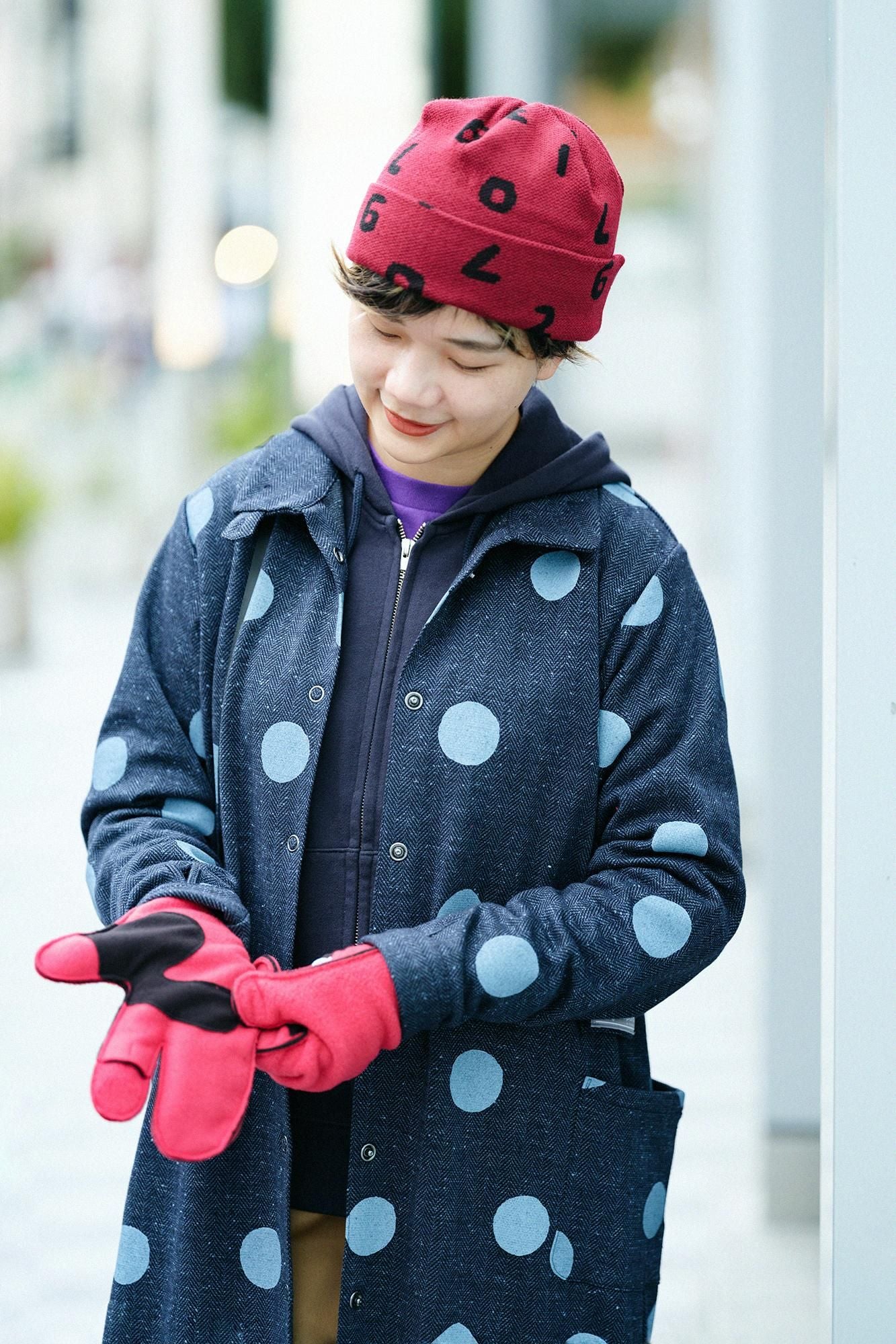 앗찌글러브 터치/빨간색