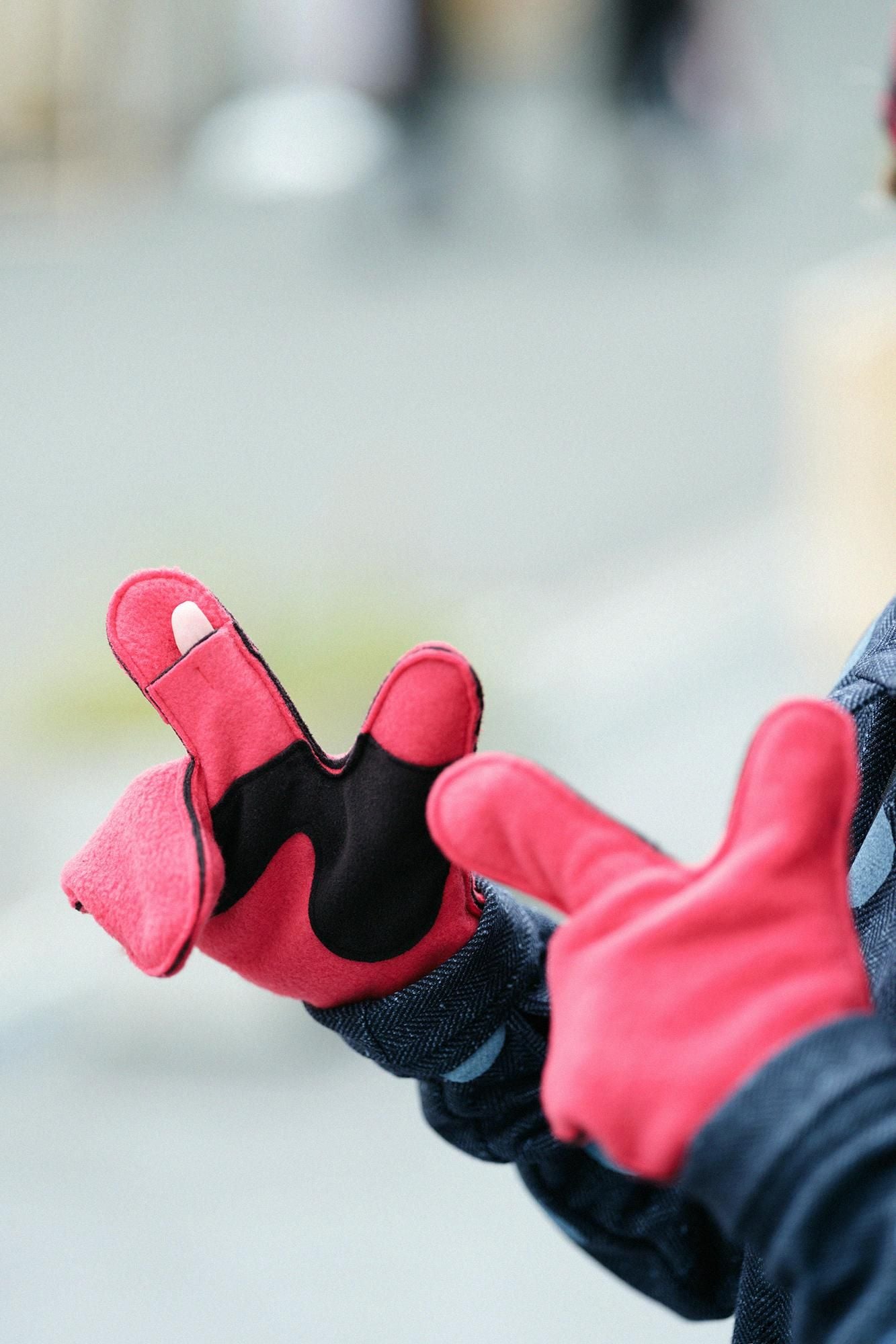 앗찌글러브 터치/빨간색