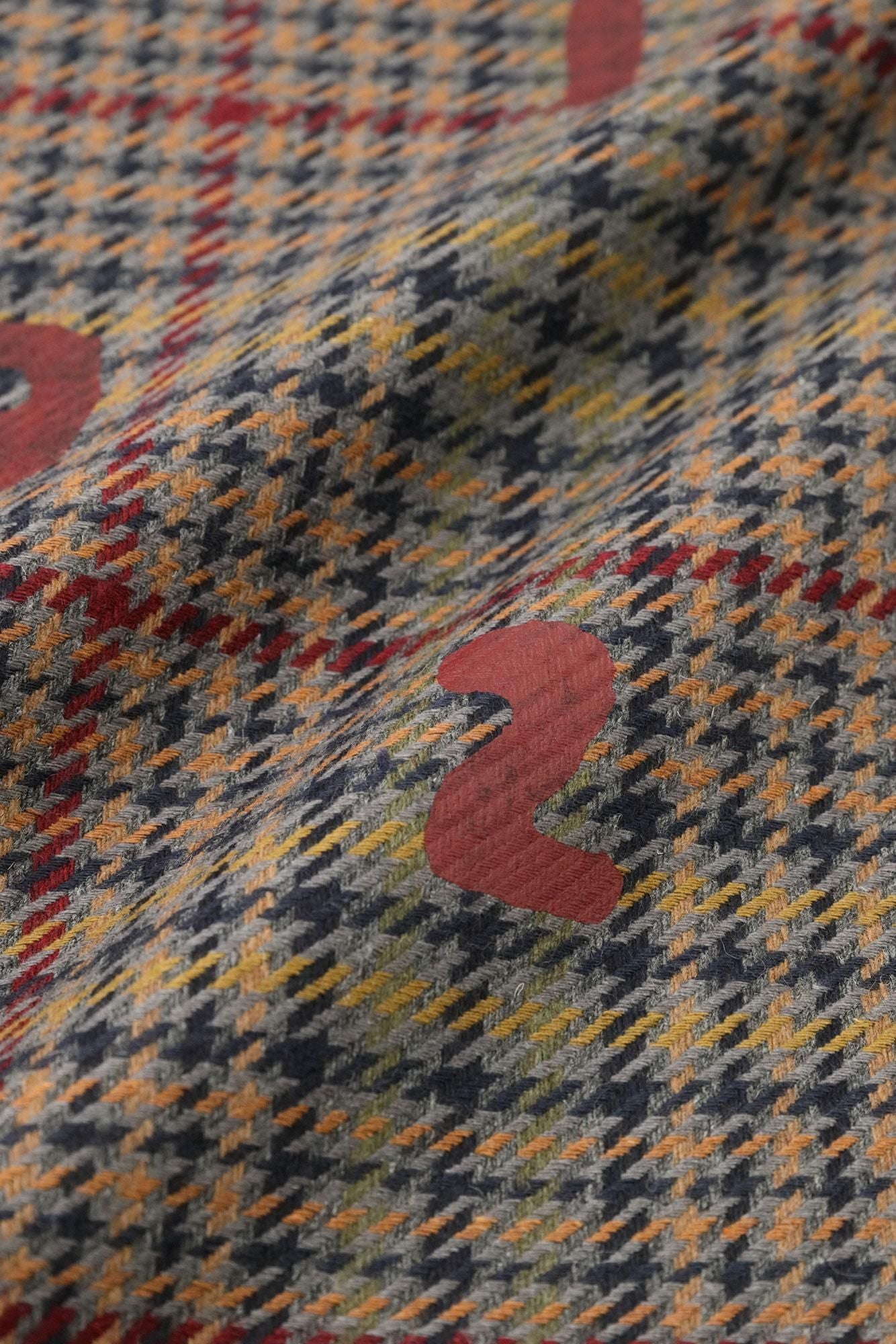 BALLI斜紋織 BIKE斗篷/SO-SU-U十數和留白 灰色格紋