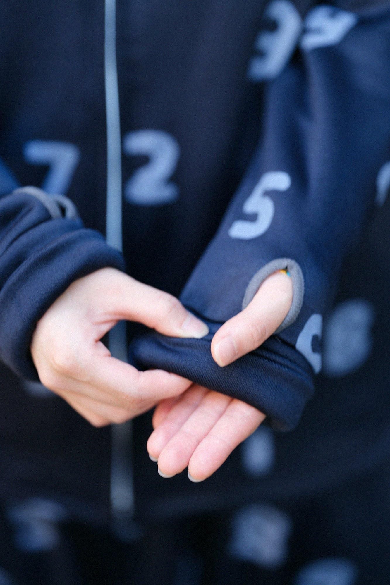 기모후리스 ZIP UP파카/SO-SU-U 짙은 남색