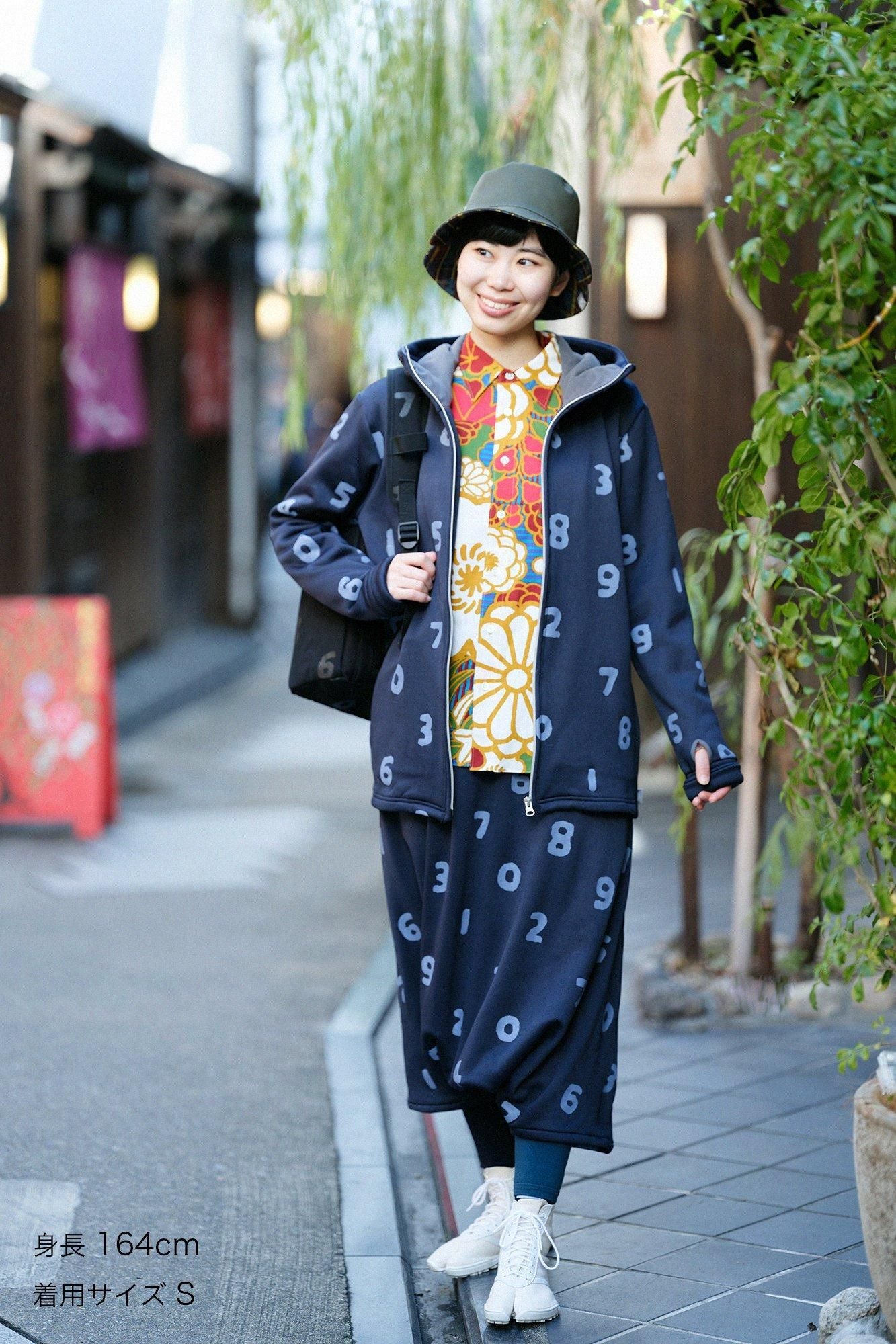 기모후리스 ZIP UP파카/SO-SU-U 짙은 남색