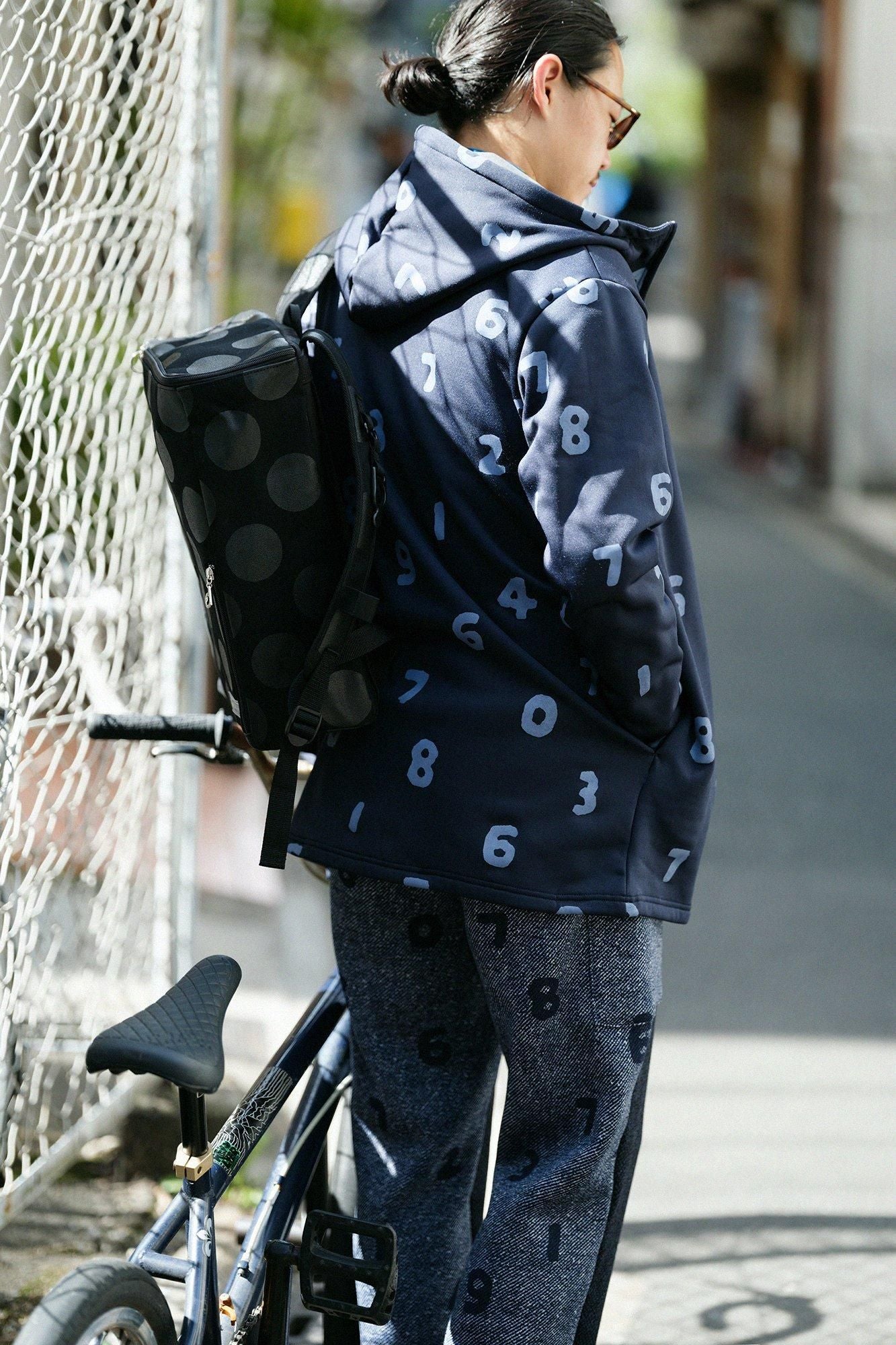 기모후리스 ZIP UP파카/SO-SU-U 짙은 남색