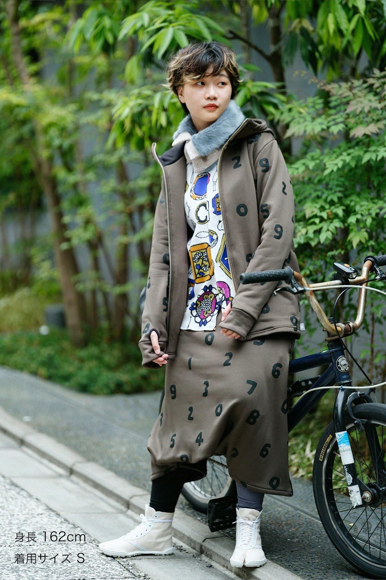 【◯预购】内起绒抓绒ZIP UP连帽外套/SO-SU-U十数深茶色(※预计于12月2日左右发货)