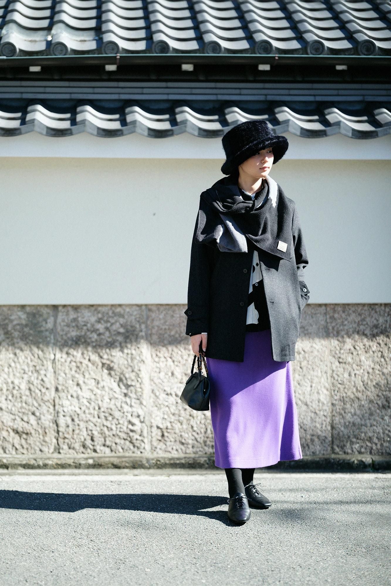 【預購】Super 120's羊毛 S.C.短外套2.0/濃墨色×橡皮筋(※預計於12月9日左右發貨)