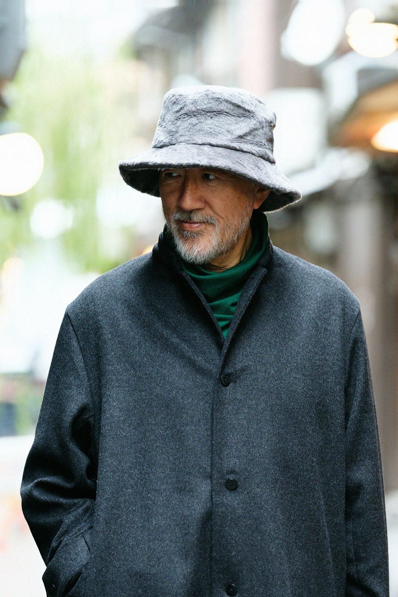 【預購】Super 120's羊毛 S.C.短外套2.0/濃墨色×橡皮筋(※預計於12月9日左右發貨)