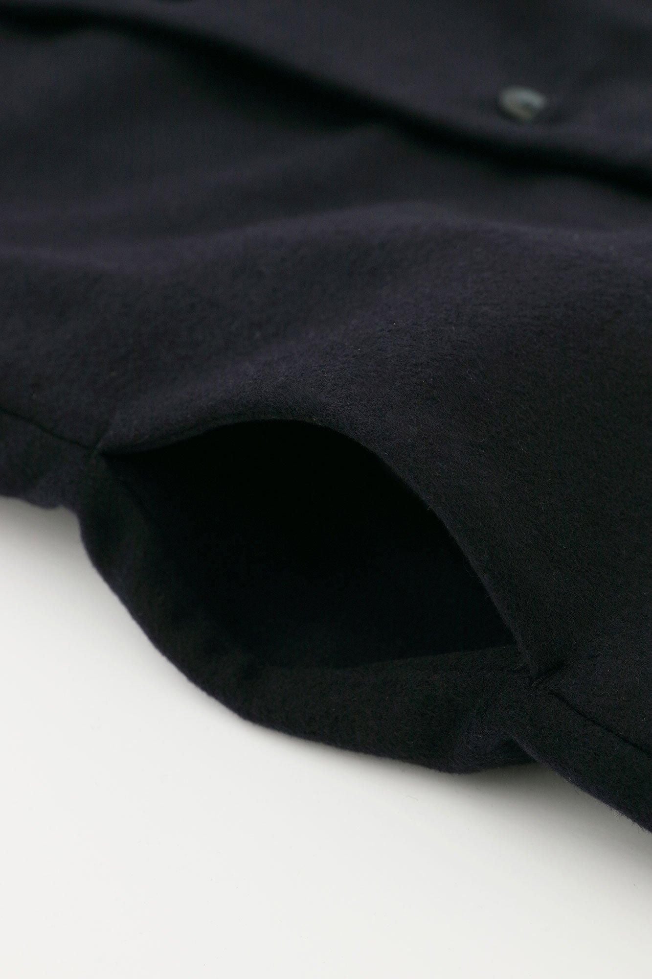 Manteau long Super 120's Wool S.C. 2.0/Bleu profond x Forest Life